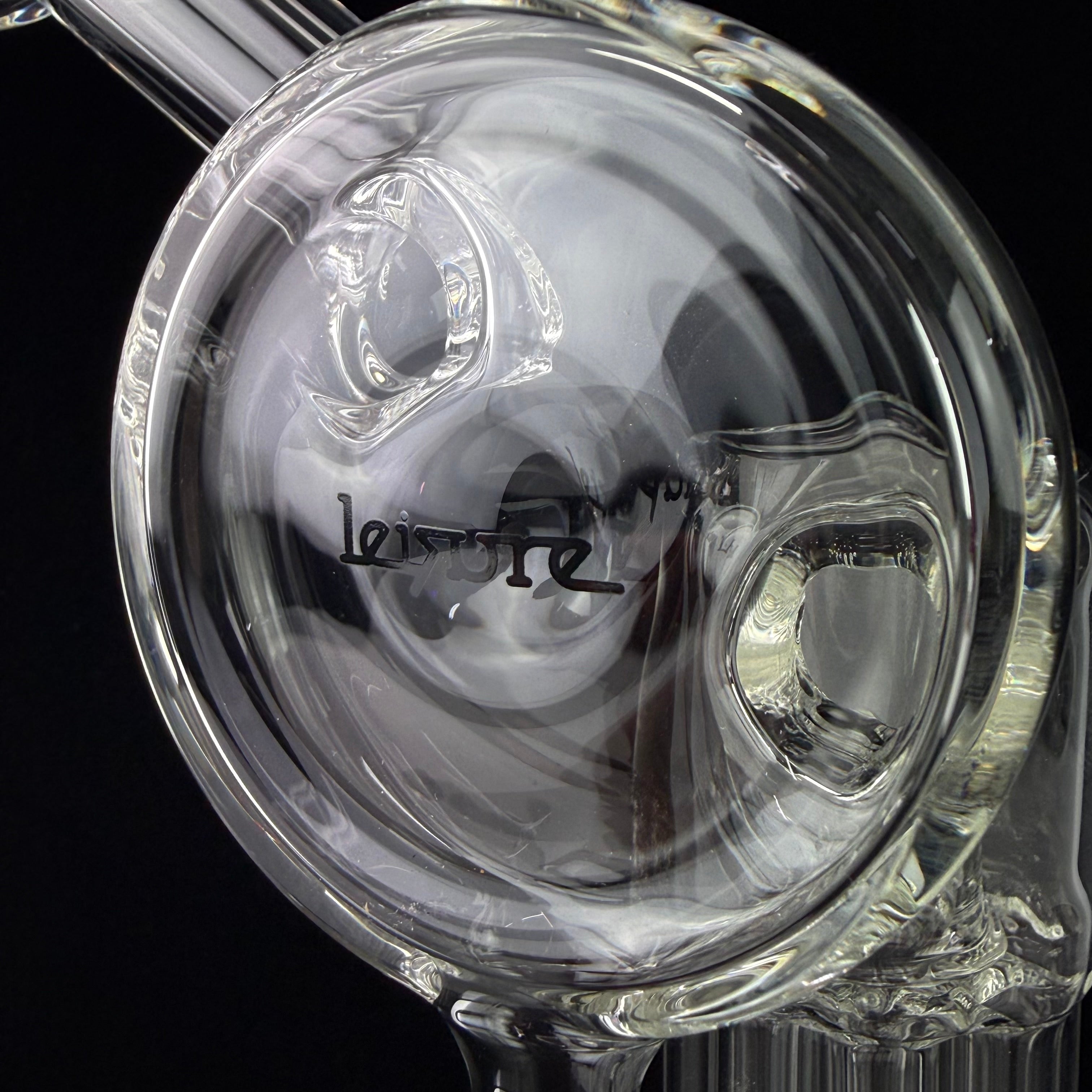 Pillar Disc Recycler (14mm) by Leisure Glass