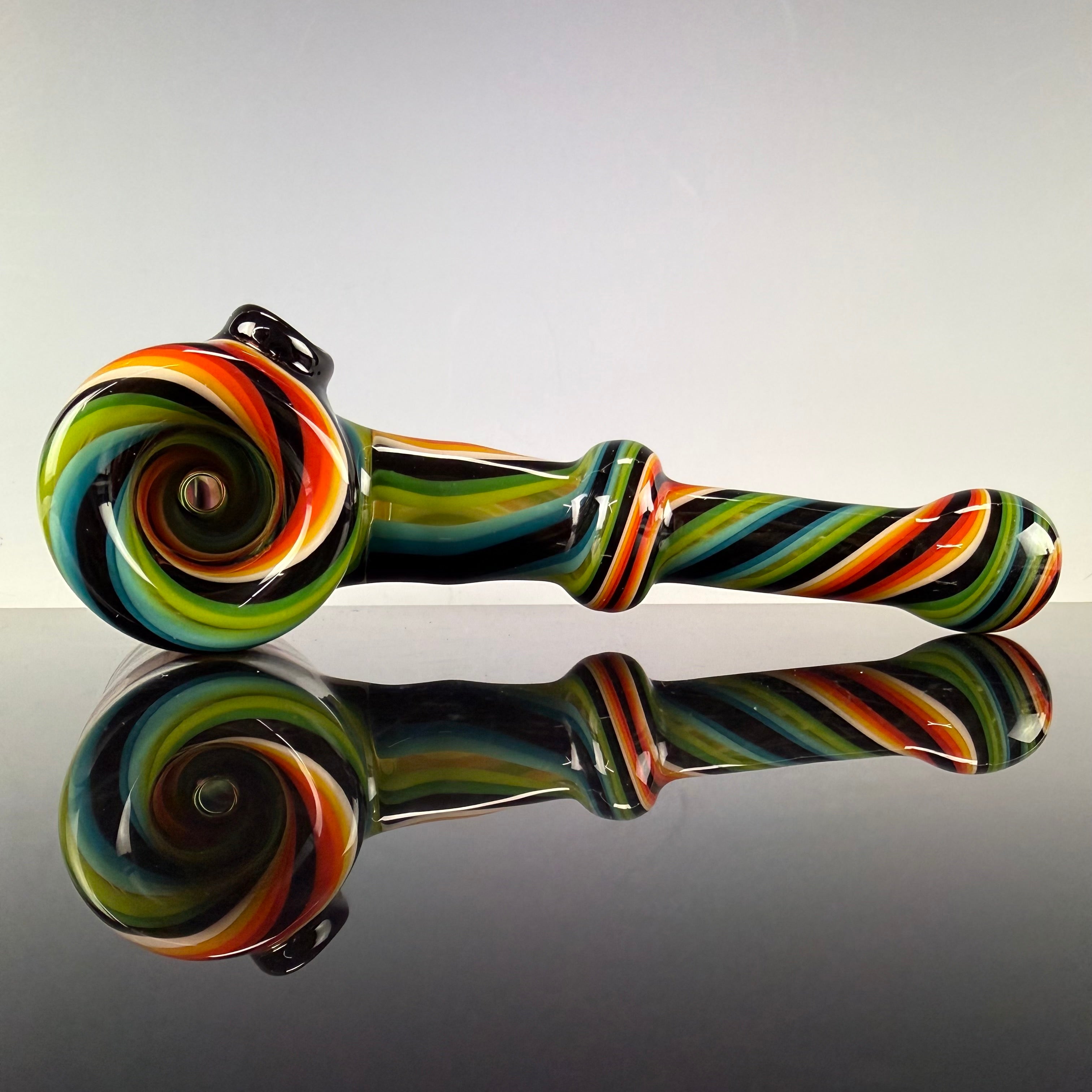 Multicolor Lineworked Hammer by Carsten Carlile