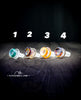 "Elements" Color & Clear Multihole Slides 14mm & 18mm by Mobius Glass