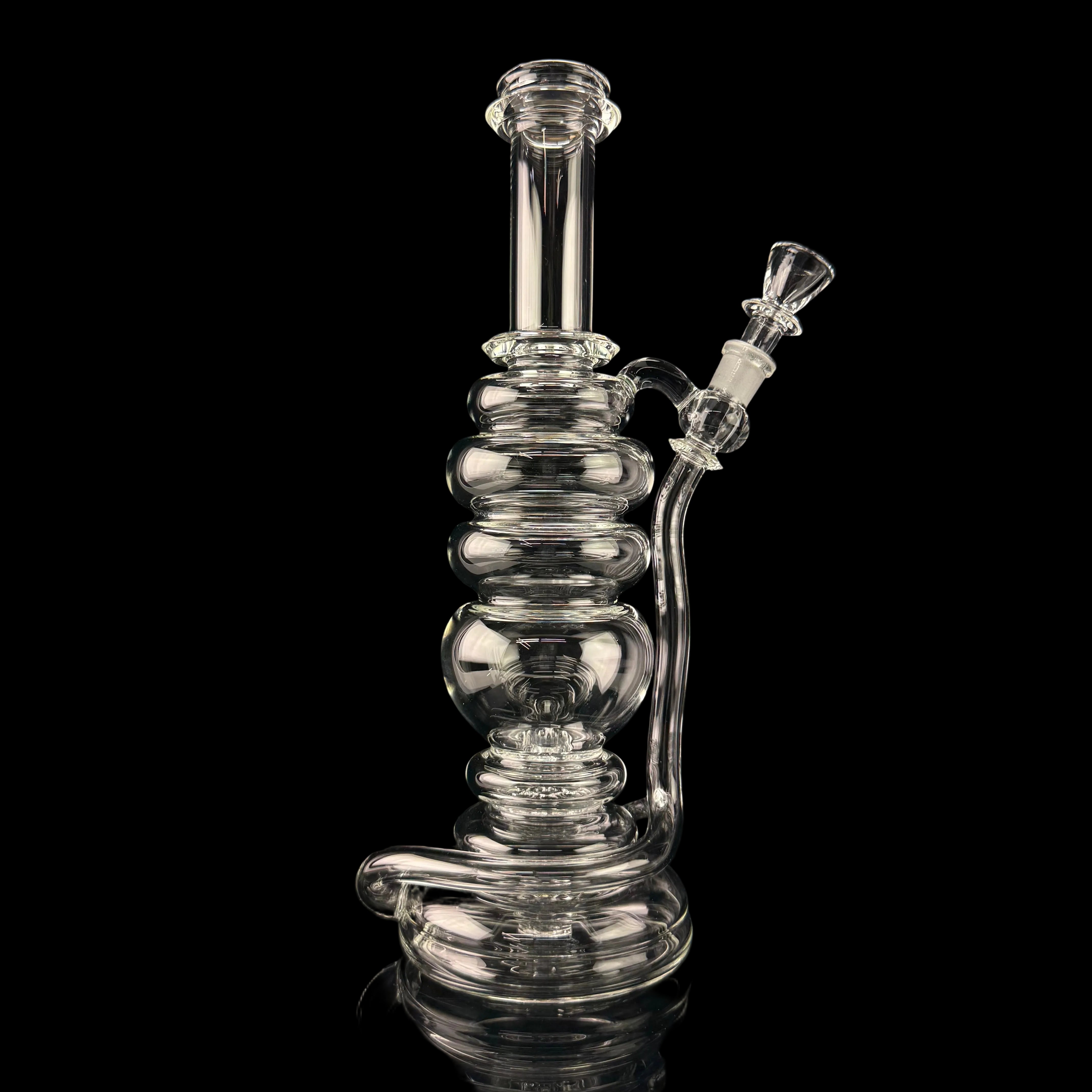 Medium "Flowerpot" Waterpipe W/ Slide by Mike Philpot