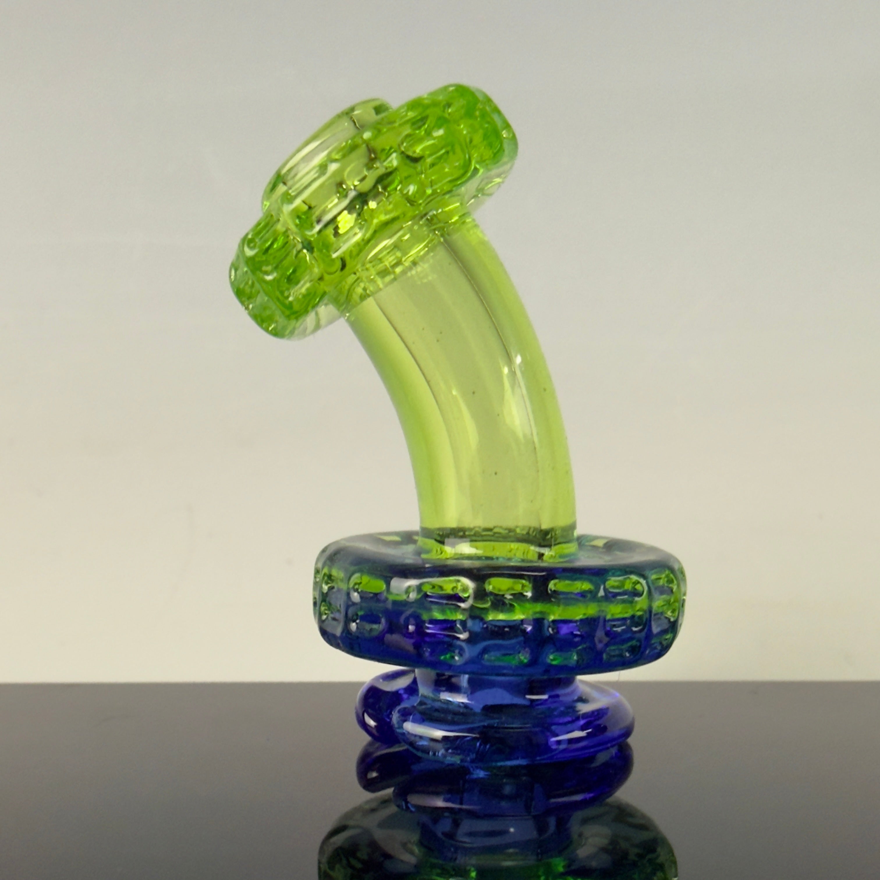 Puffco Pivot Bolt Autospinner Mouthpiece by Nib Glass