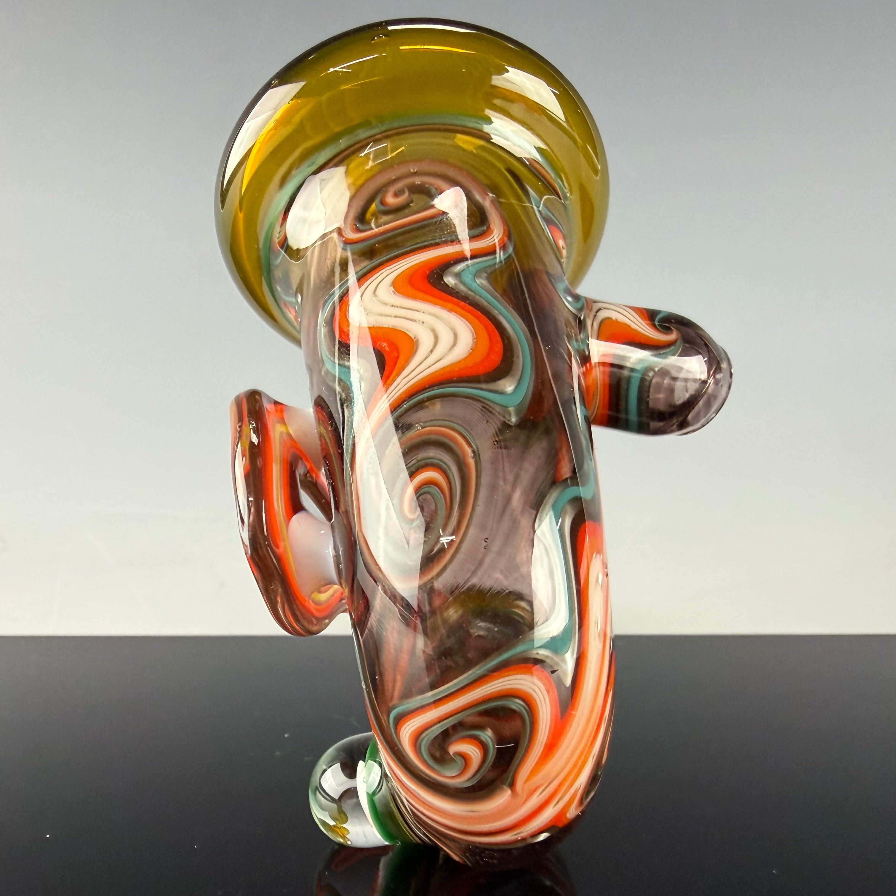 Texas Sun Sherlock W/ Flat Cane Sherlock by Slob Glass