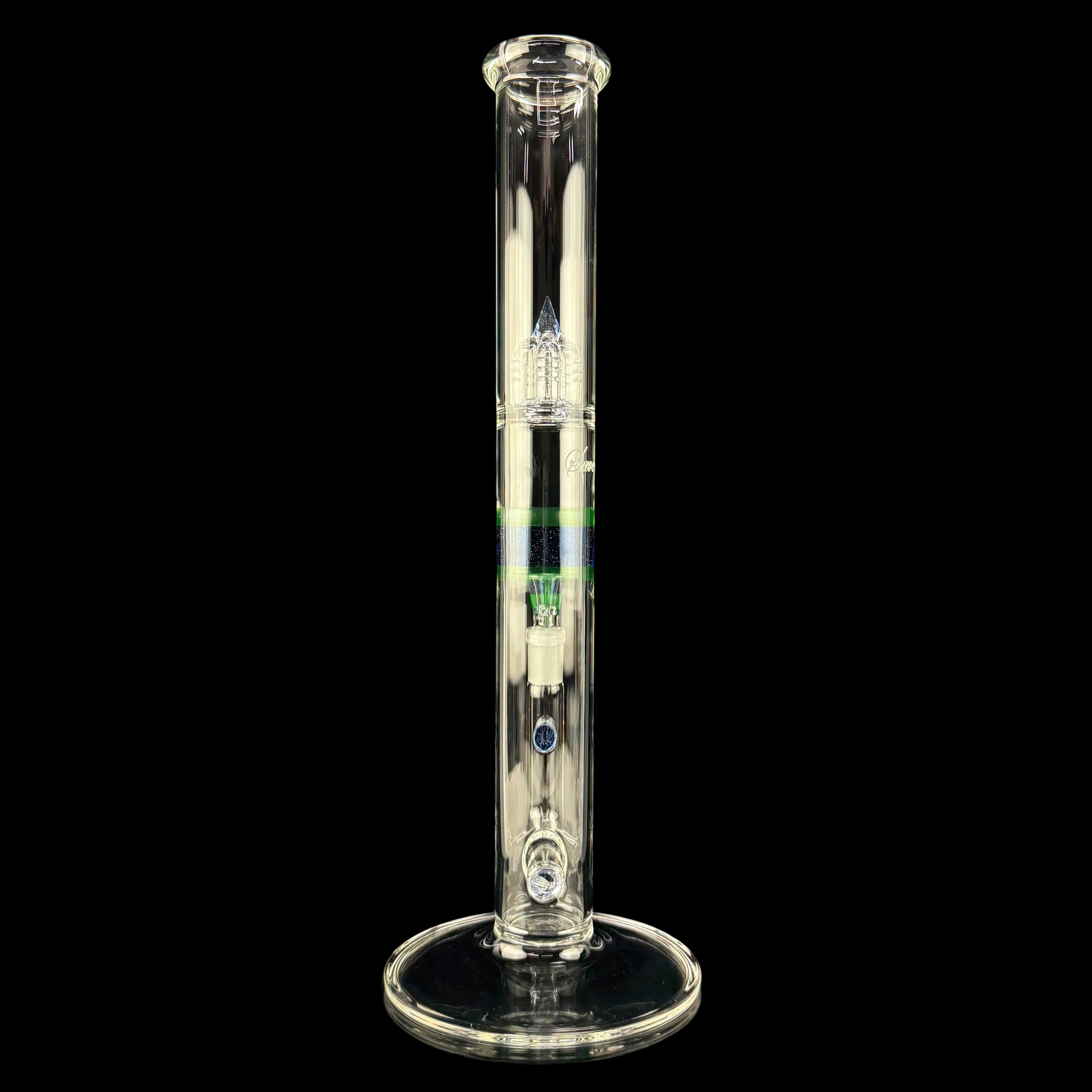 *New* MA "Firewater UV & Ion UV" Encalmo 44 X 4 Stemline 16mm 6 Cut DownGrid by Sovereignty Glass