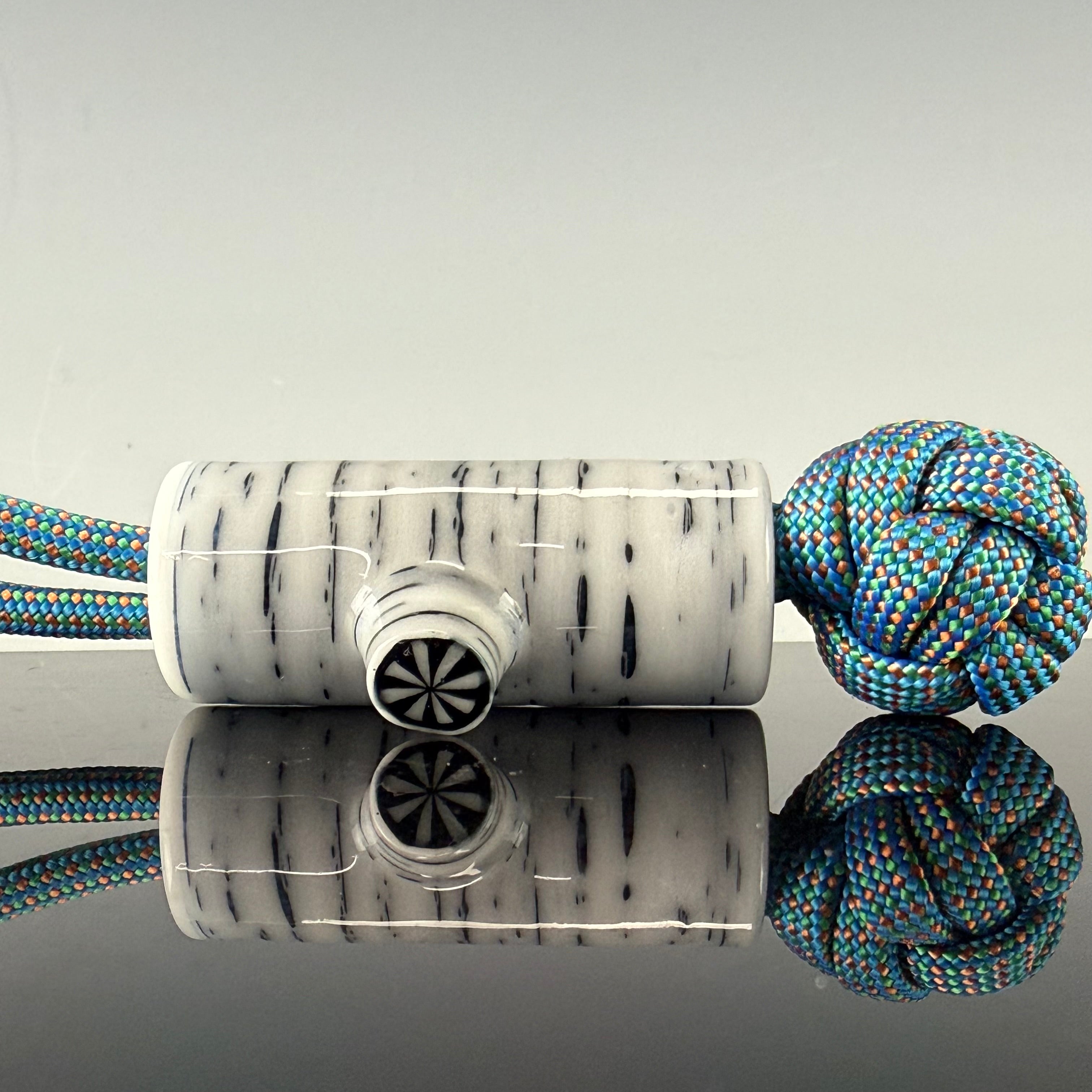 "Birch Tech" Bead & Lanyard by Engelman Glass