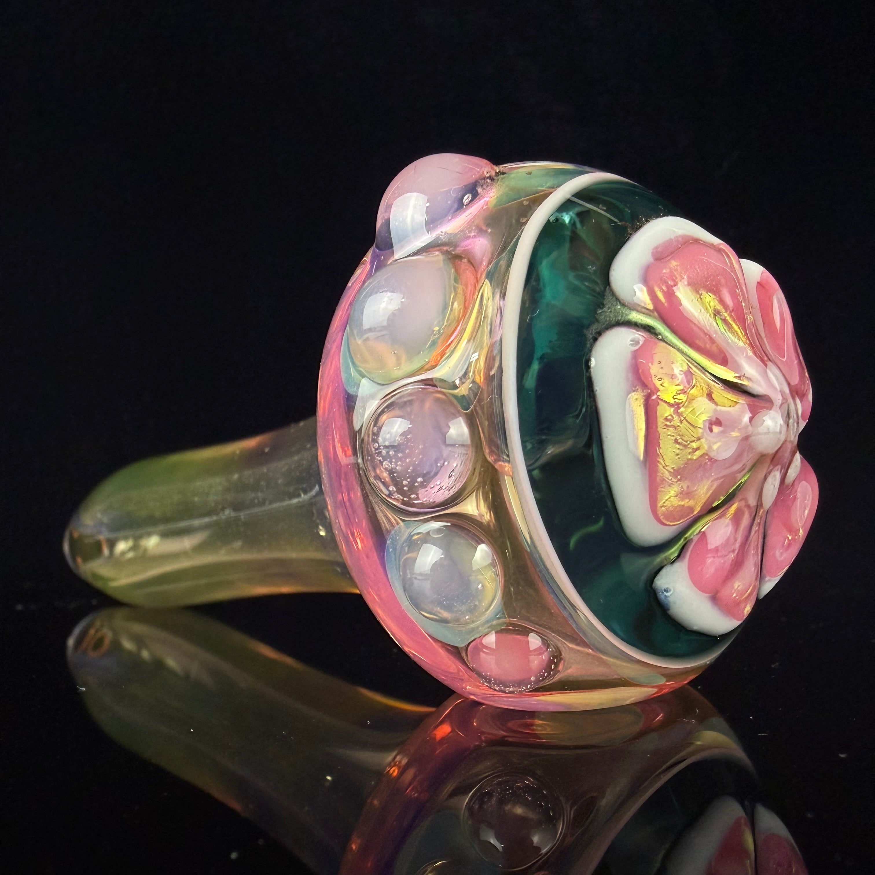 "Floral" Spoon #1 by Sarita Glass