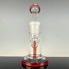 Single Mini Macro (Colored Foot & Mouthpiece) by Toro Glass