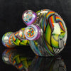 9 Section Heady Basket Weave Spoon #2 by KJH Glass