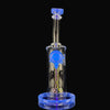 "Blue V" UV Reactive Wig Wag Showerhead Rig by OJ Flame