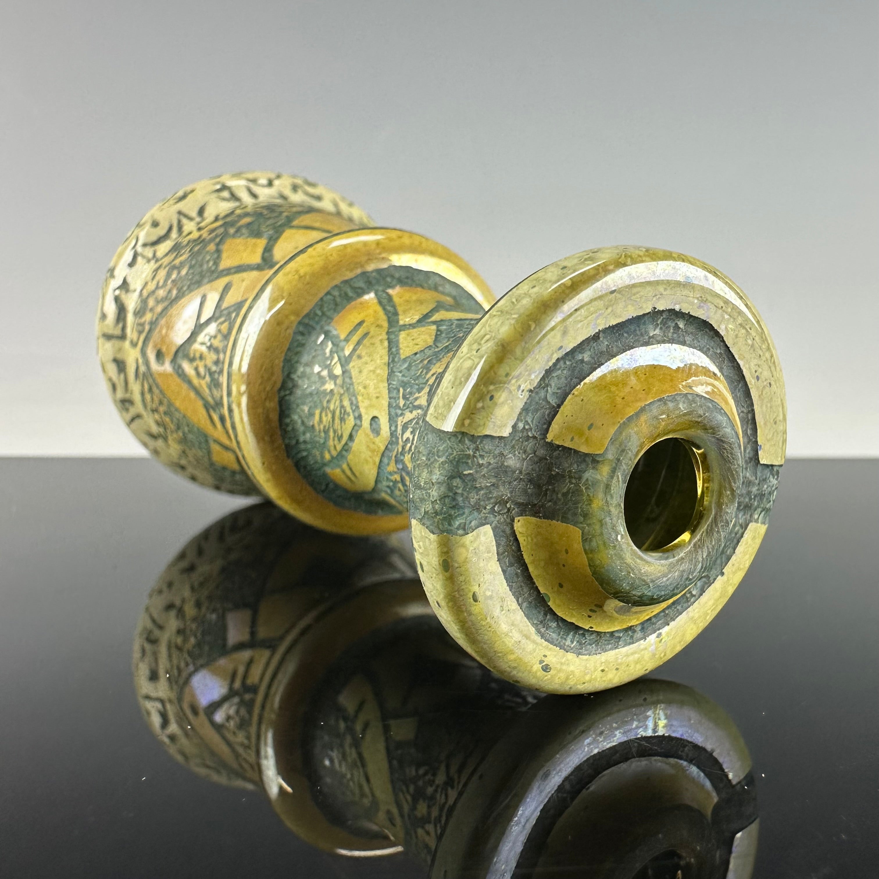 Hand Carved Puffco Dry Top #1 by Corey Clark