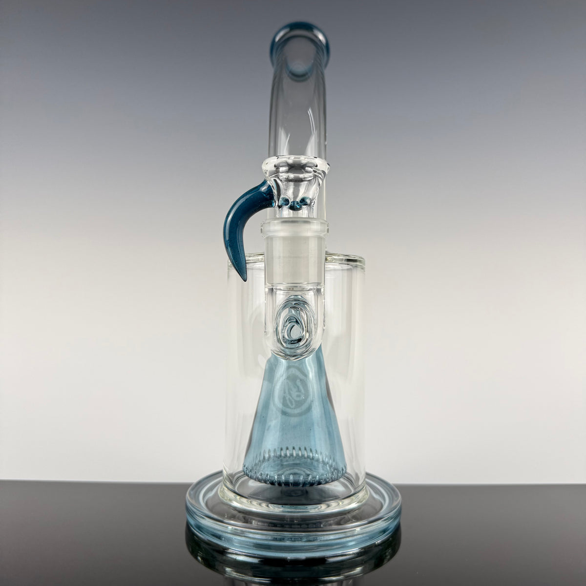 "Blue Stardust" Collins Bubbler by OJ Flame