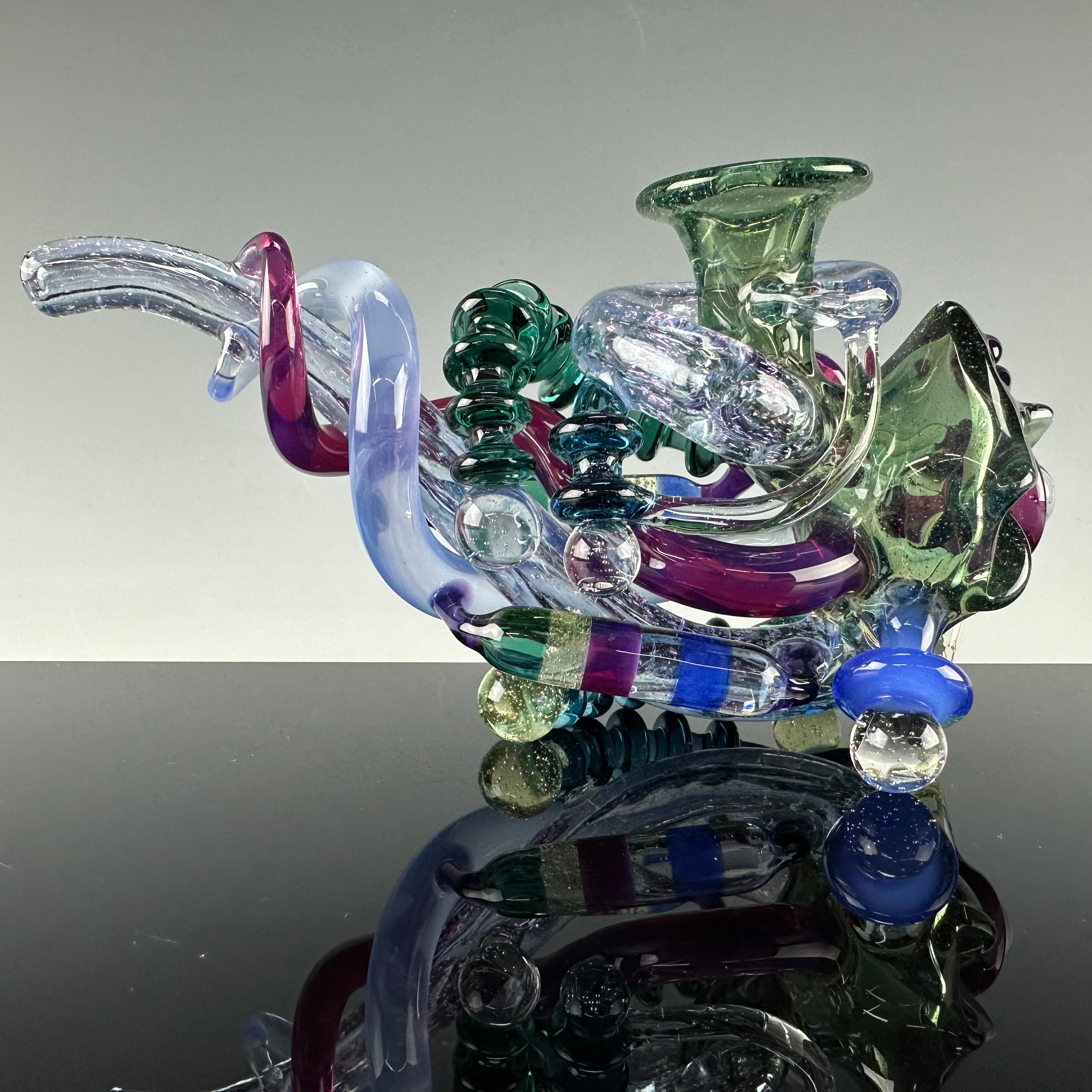 Cyborg Headlock #94 by LaceFace Glass