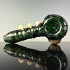 "Exp. Green #5 & Bronze Pearl" Spune by Salt Glass