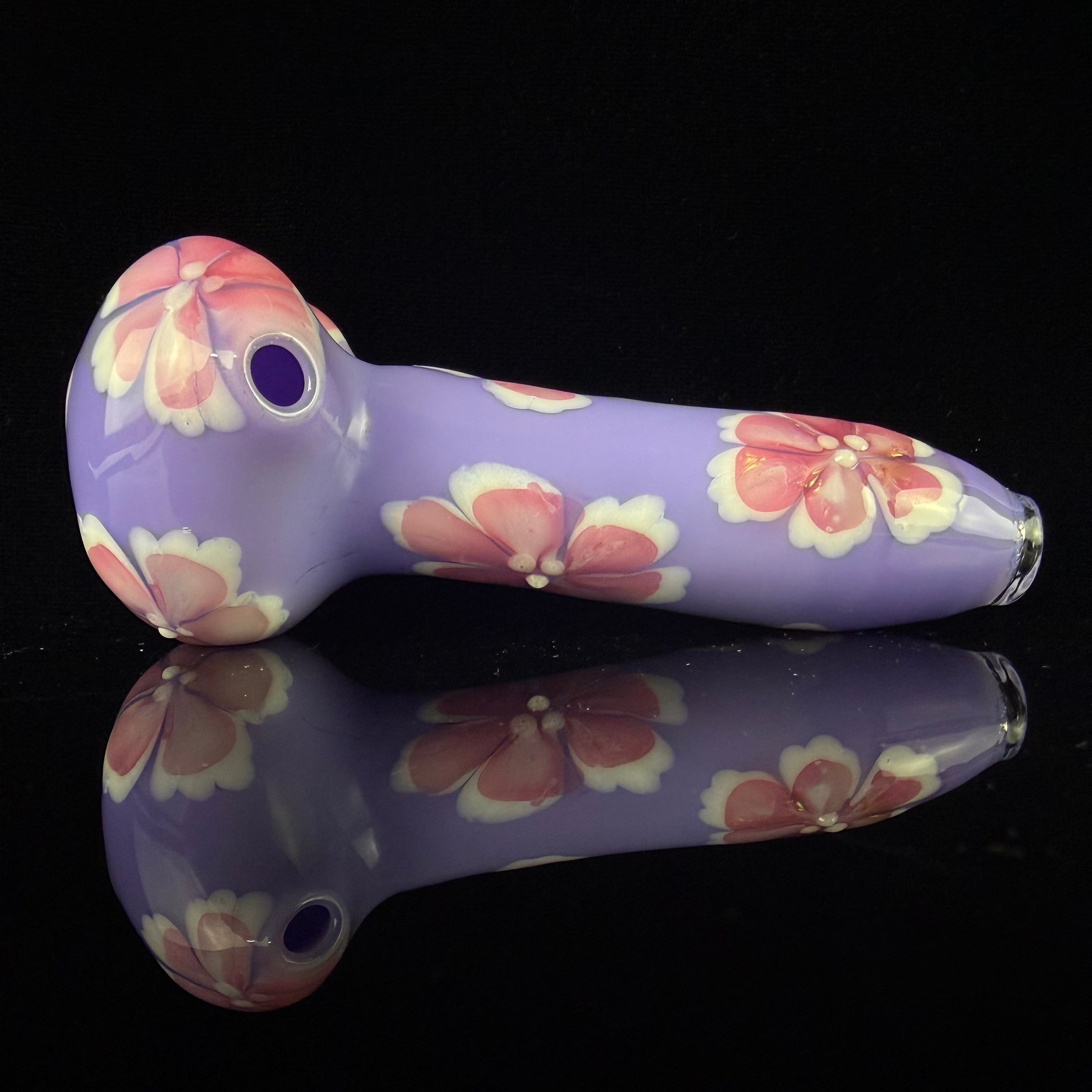 "Floral" Spoon #2 by Sarita Glass