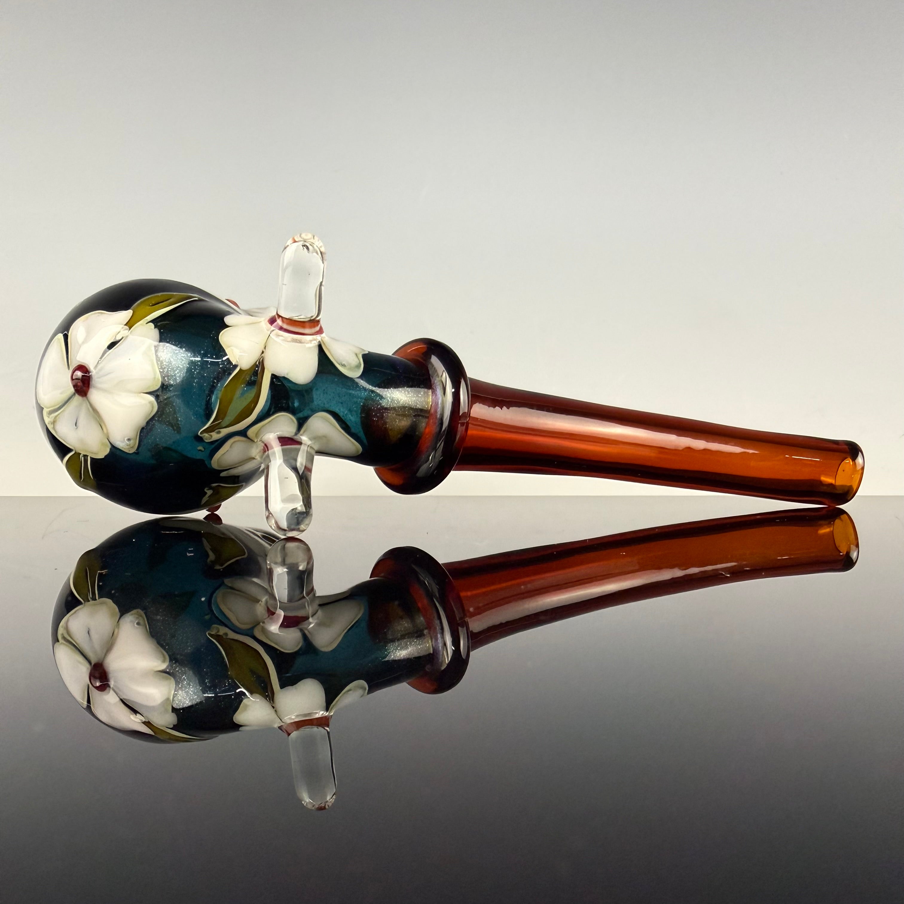Blue Stardust "Floral" Sherlock by Sarita Glass