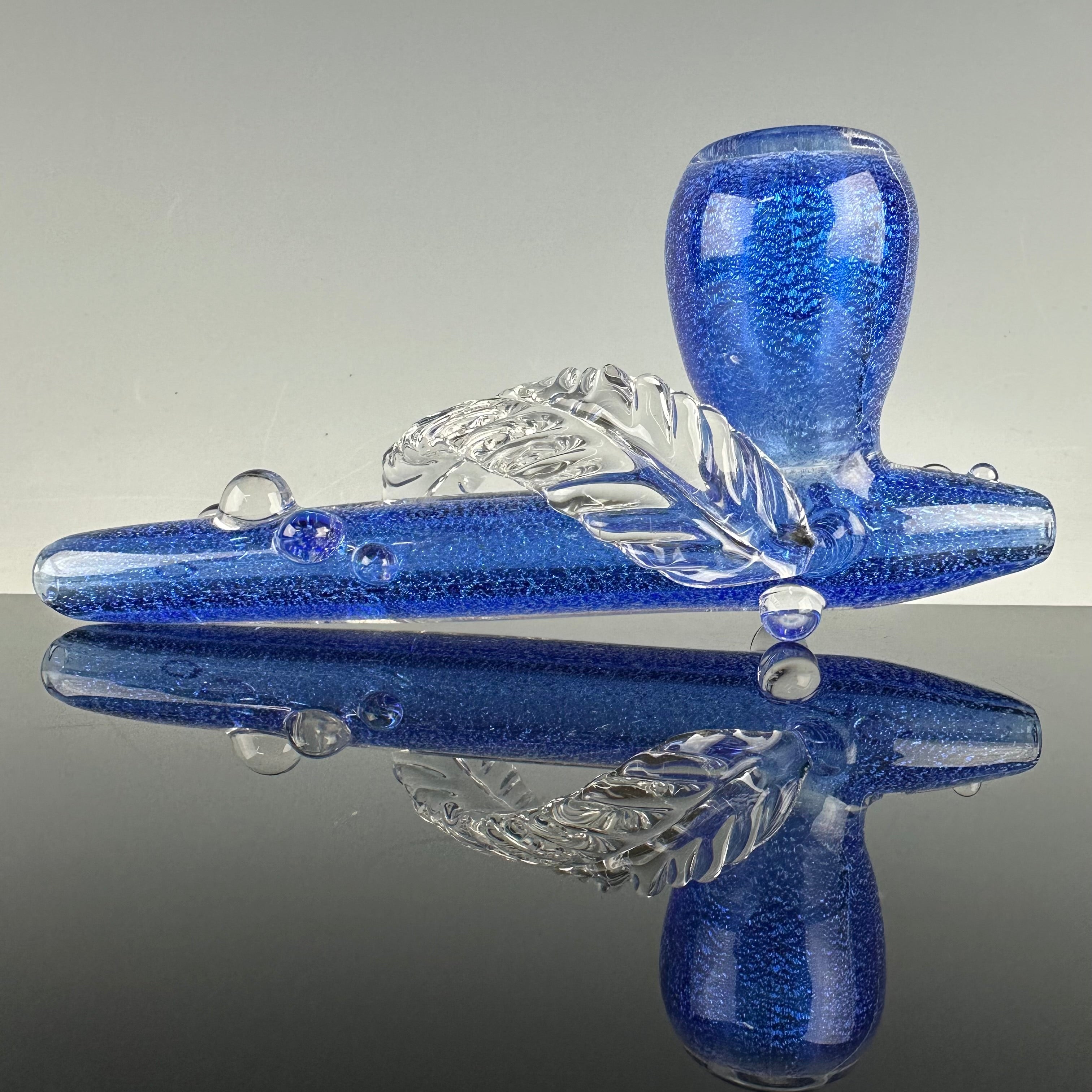 Dichroic Ceremonial Handpipe by Fiona Phoenix Fire