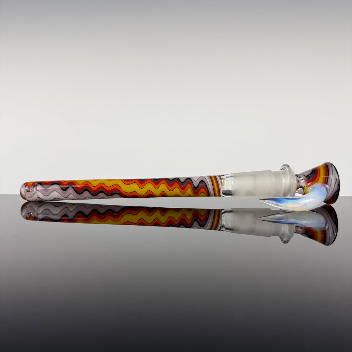 "Ghost" Sectional 16" Wig Wag Beaker by OJ Flame