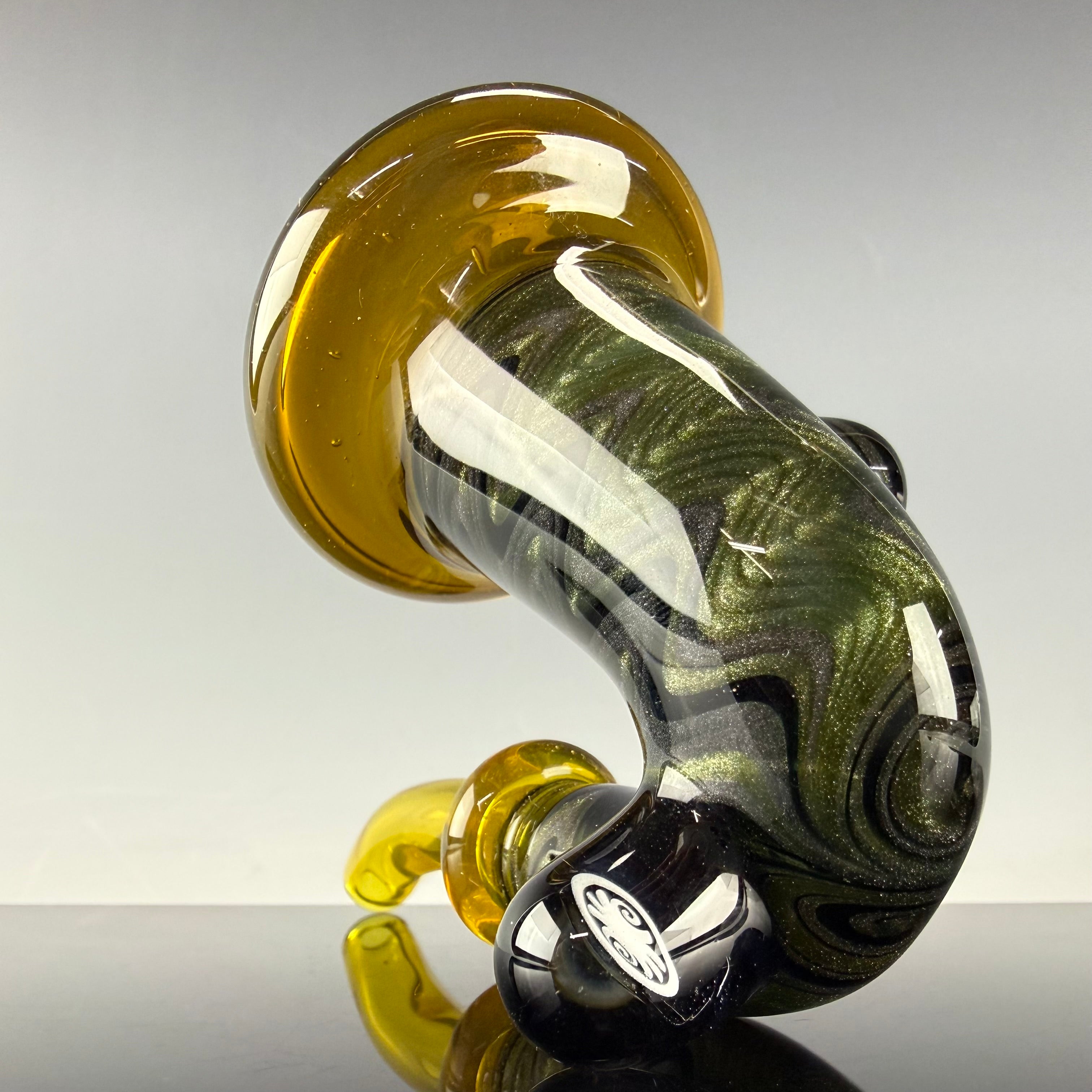 UV Reactive Wig Wag Sherlock by Slob Glass