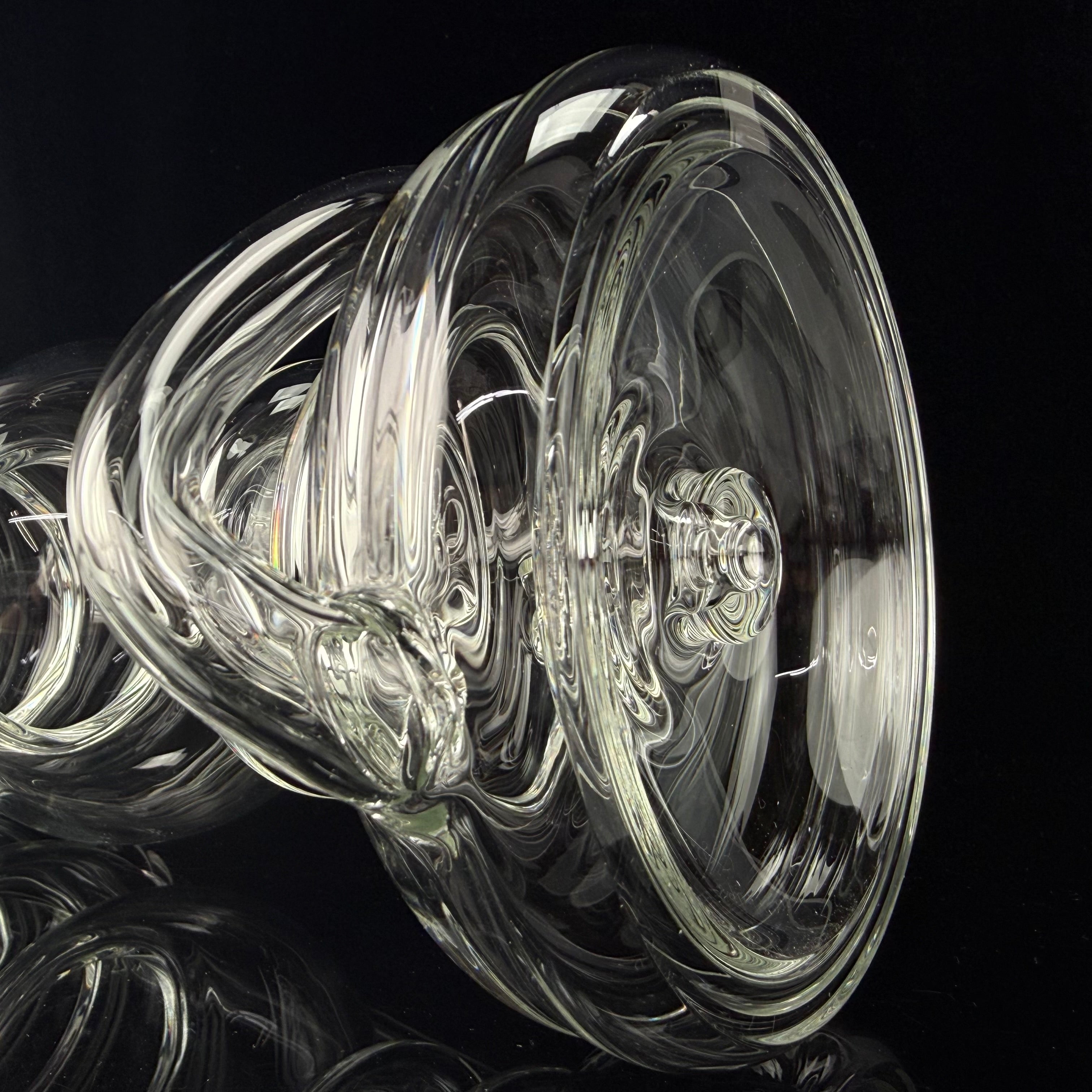 Medium "Flowerpot" Waterpipe W/ Slide by Mike Philpot