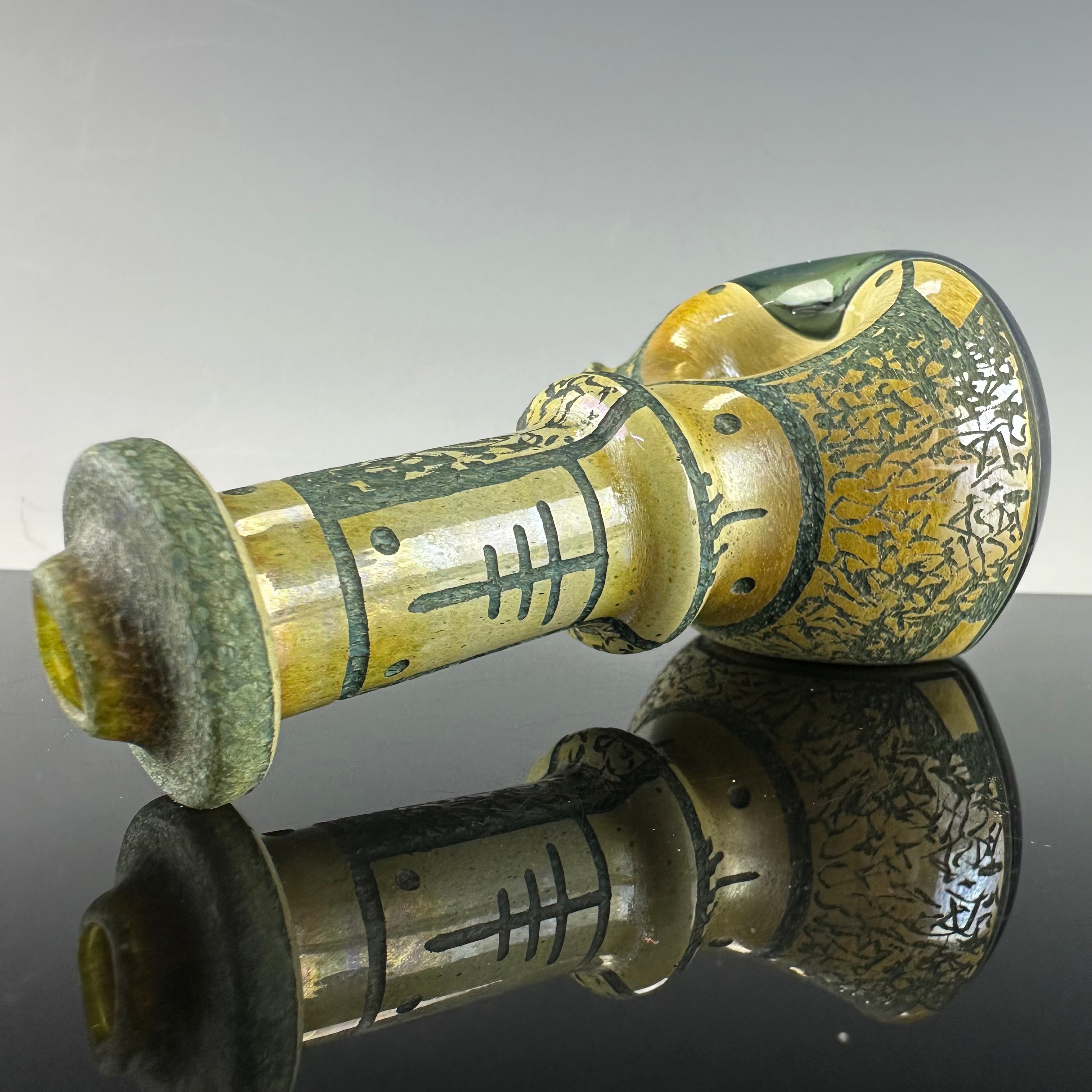 Hand Carved Handpipe #2 by Corey Clark
