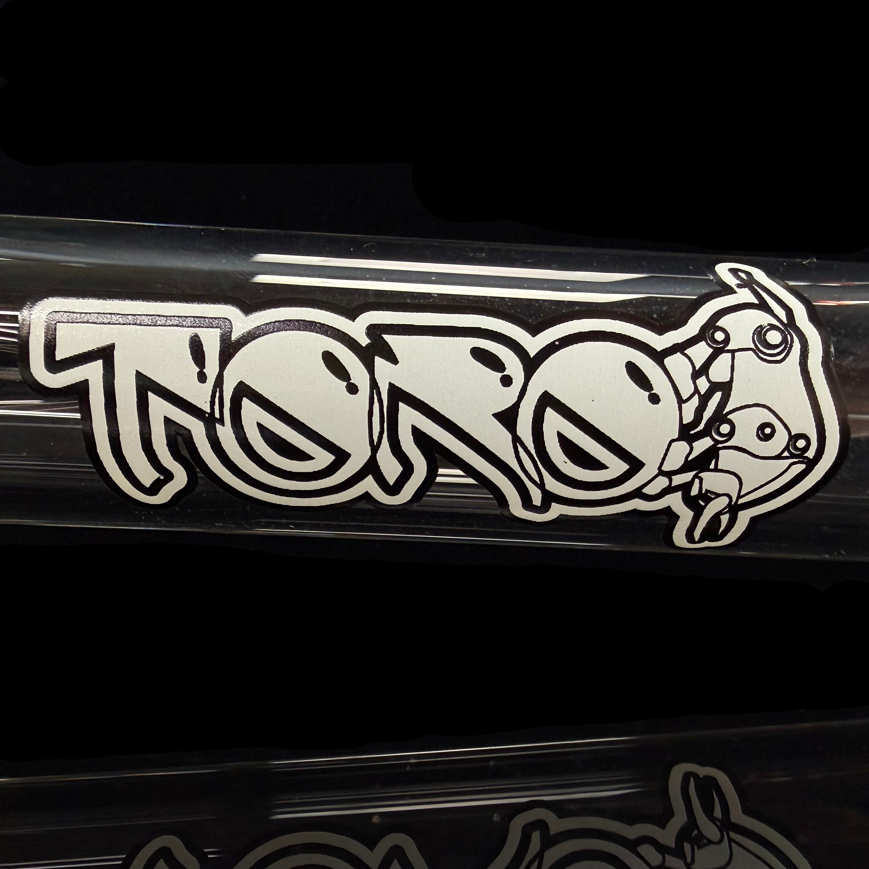 UV Reactive ISF Waterpipe by Toro Glass