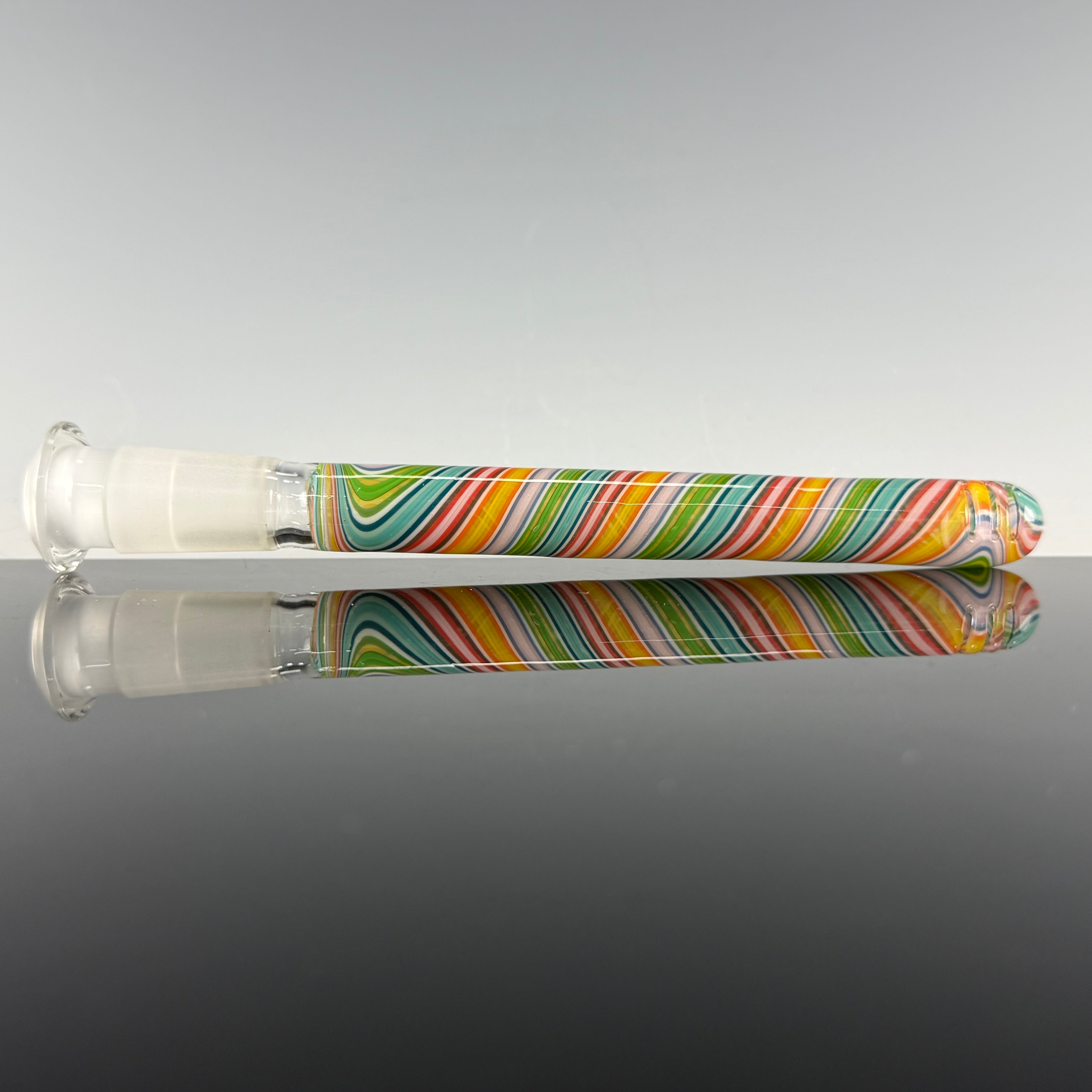 "Secret White" 16" Wig Wag Beaker by OJ Flame