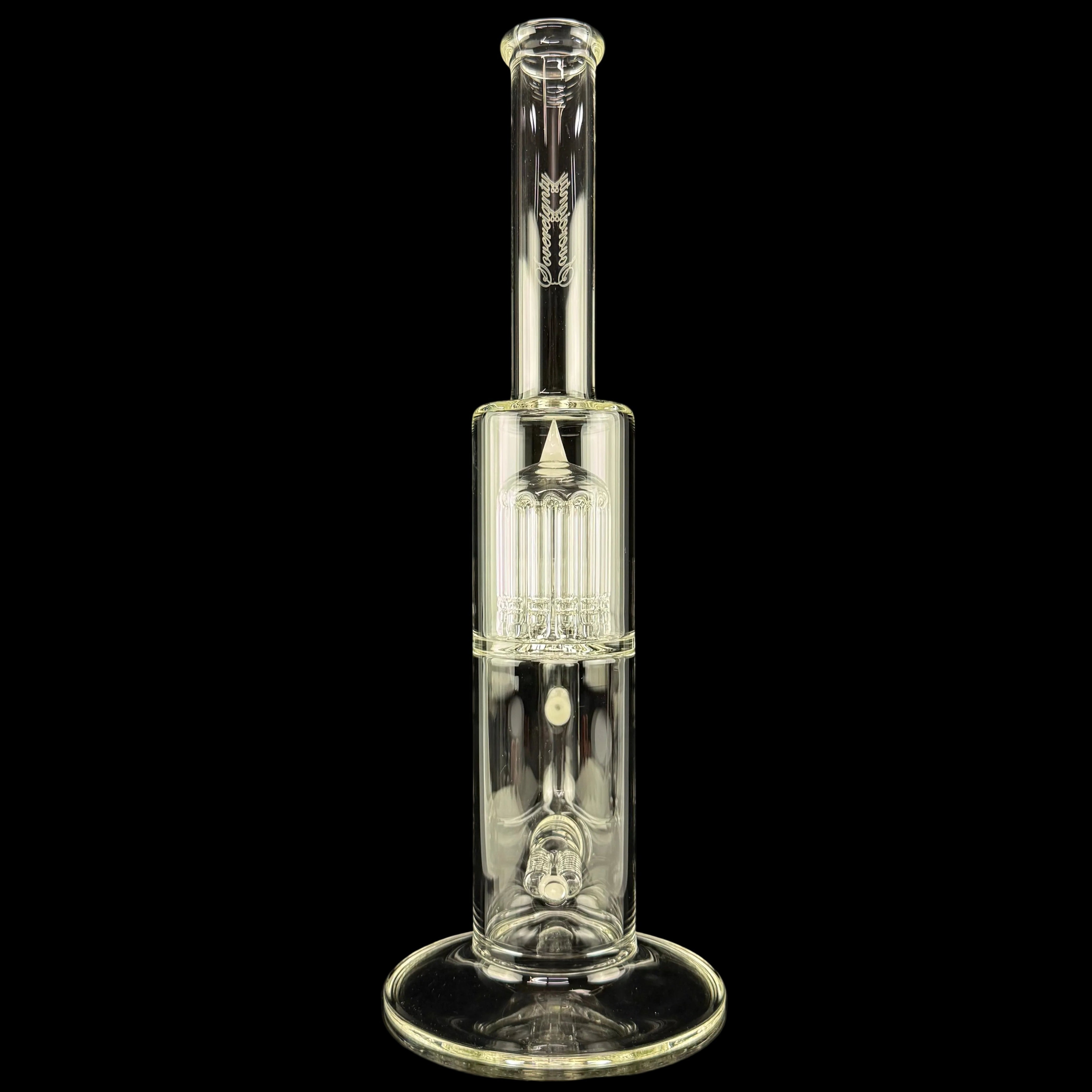 MA "White Satin" King 12 G Line 9 Cut UpGrid to 12 Arm Gridded Tree by Sovereignty Glass