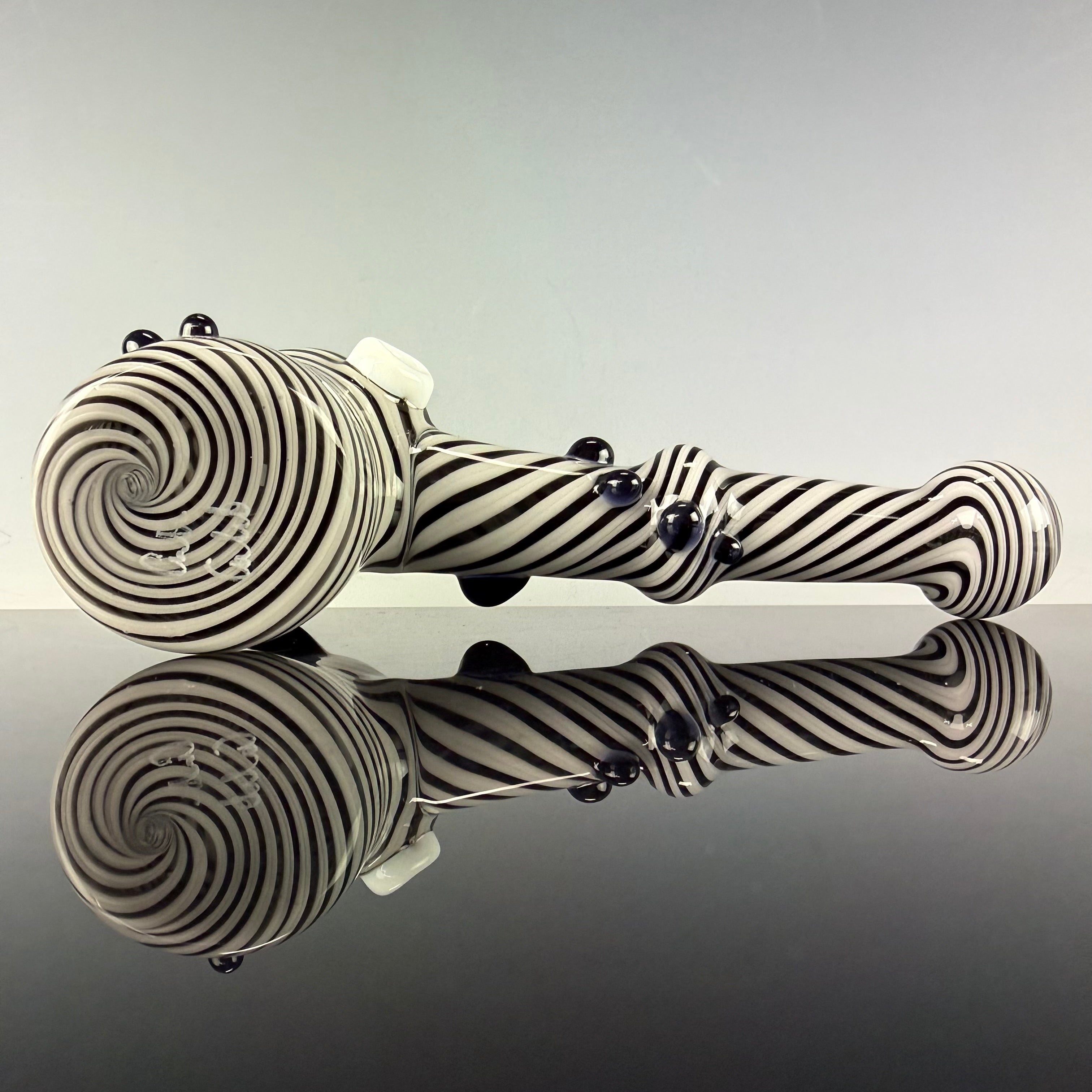 Black & White Lineworked Hammer by Carsten Carlile