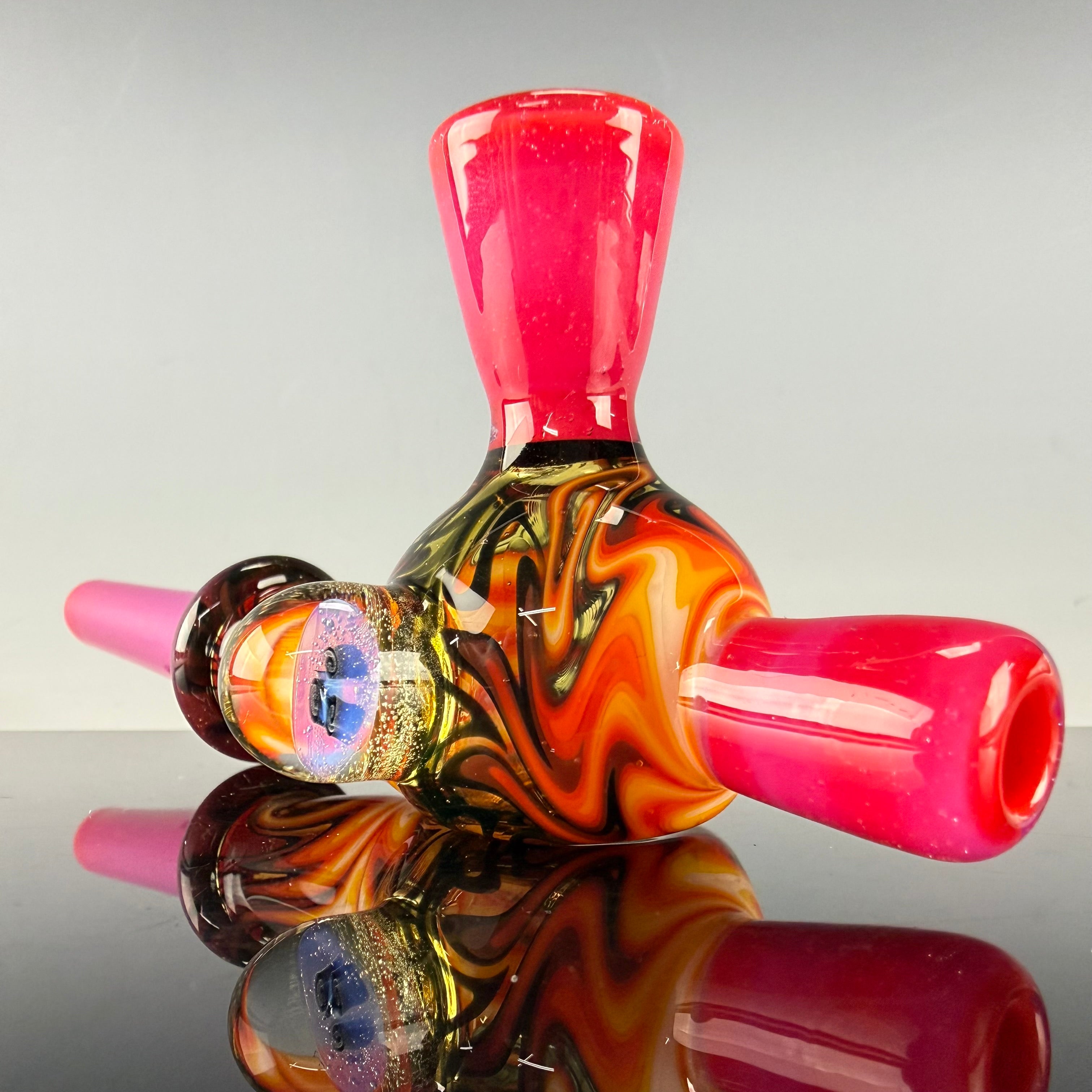 Wig Wag Peace Pipe by Slob Glass