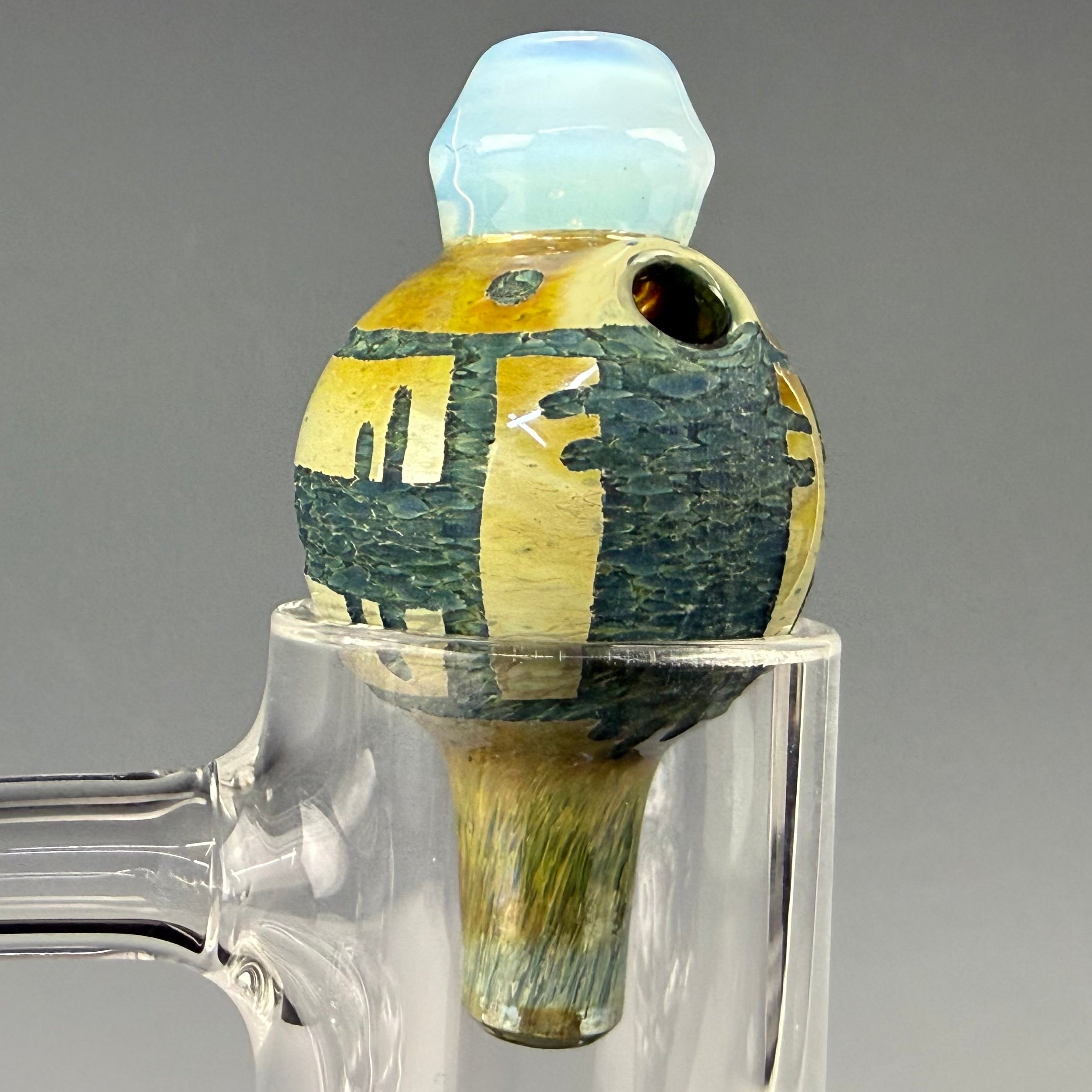 Hand Carved Bubble Cap by Corey Clark