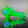 "Neptunium, Ion, Slyme" UV Reactive Spune by Salt Glass