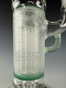 "Atlantis X Star White" FA 4 Arm Pillar Natty Neck Hollowfoot W/ Coldworking by Sovereignty Glass