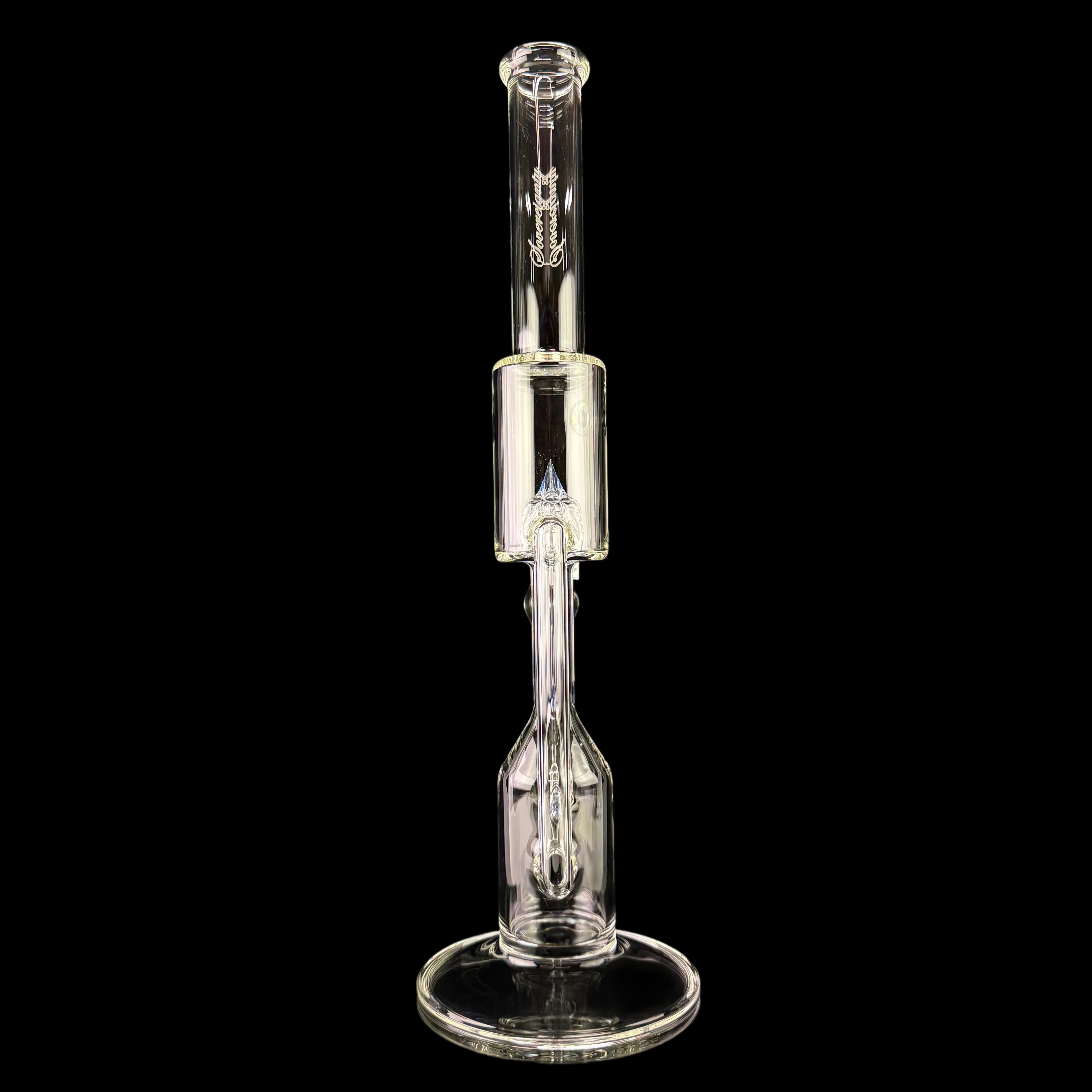 MA "Firewater UV" Full Size Hornet - Stemline 16mm 6 Cut UpGrid + Millie + Splash Guard by Sovereignty Glass