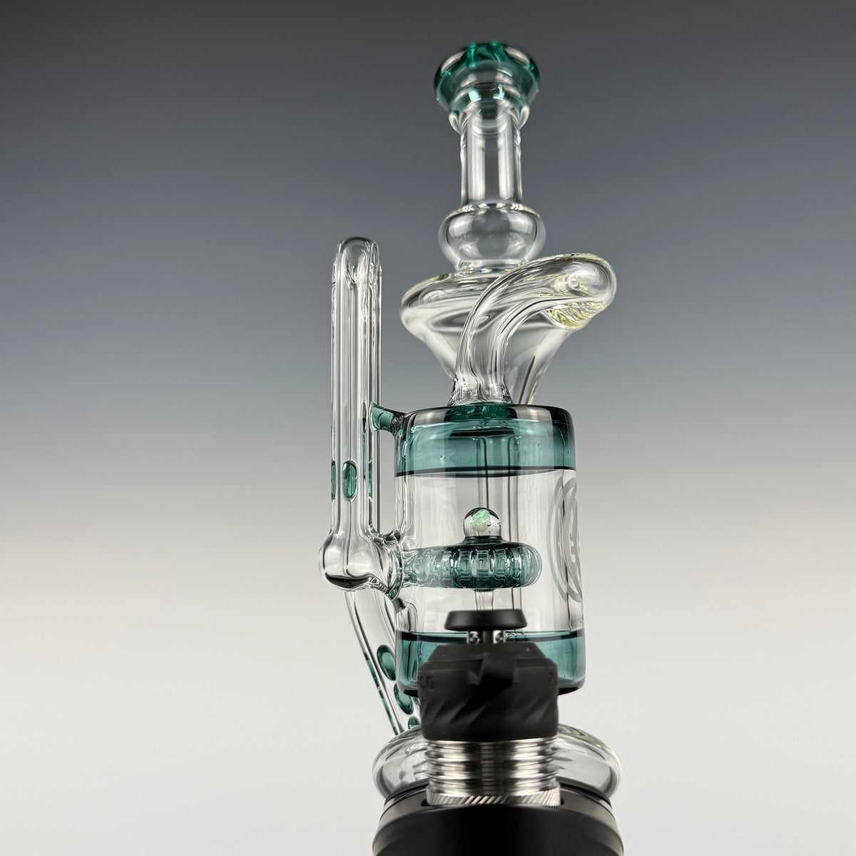 "Ultramarine" Opal Perc Recycler Puffco Top by OJ Flame
