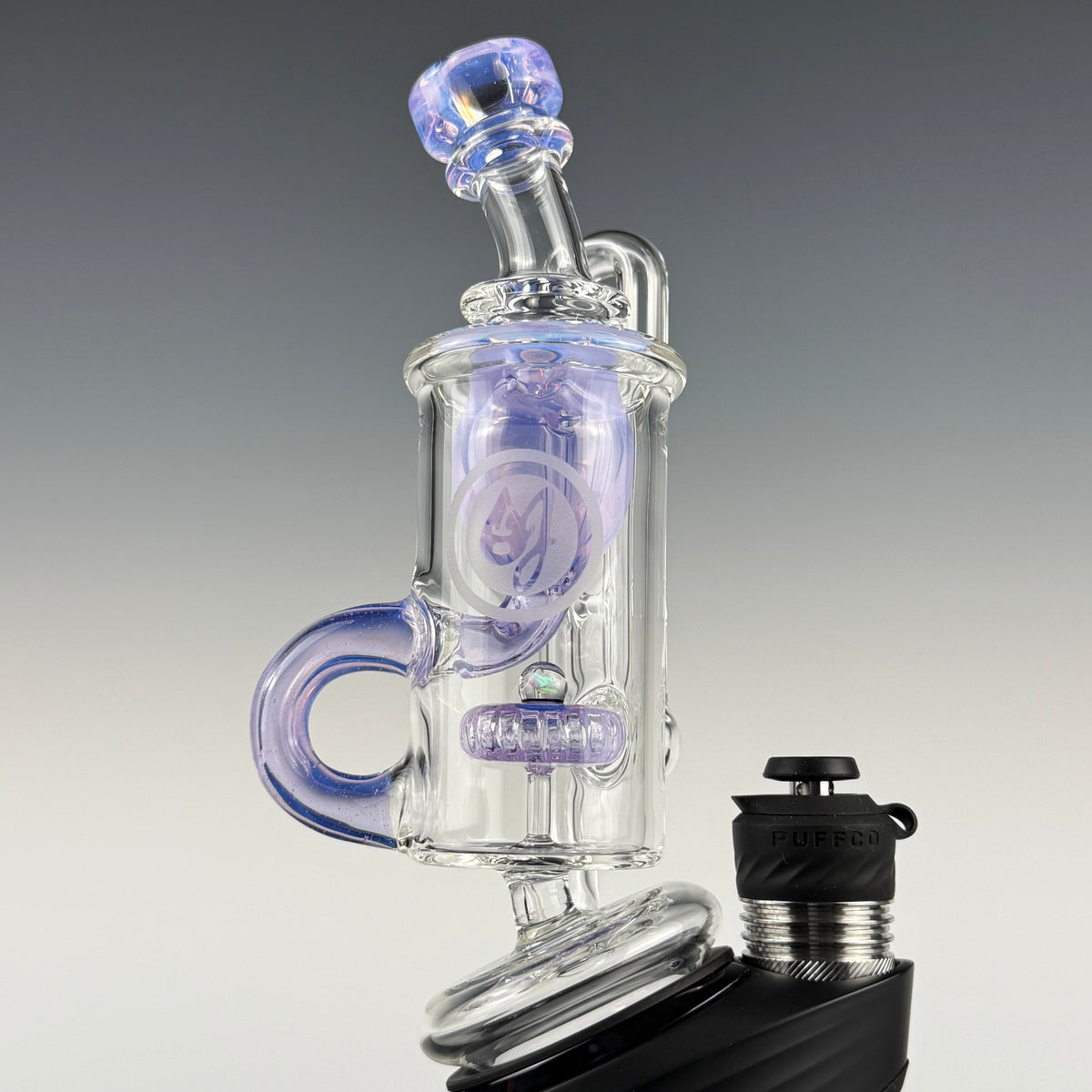 "Lucid" Opal Perc Incycler Puffco Top by OJ Flame