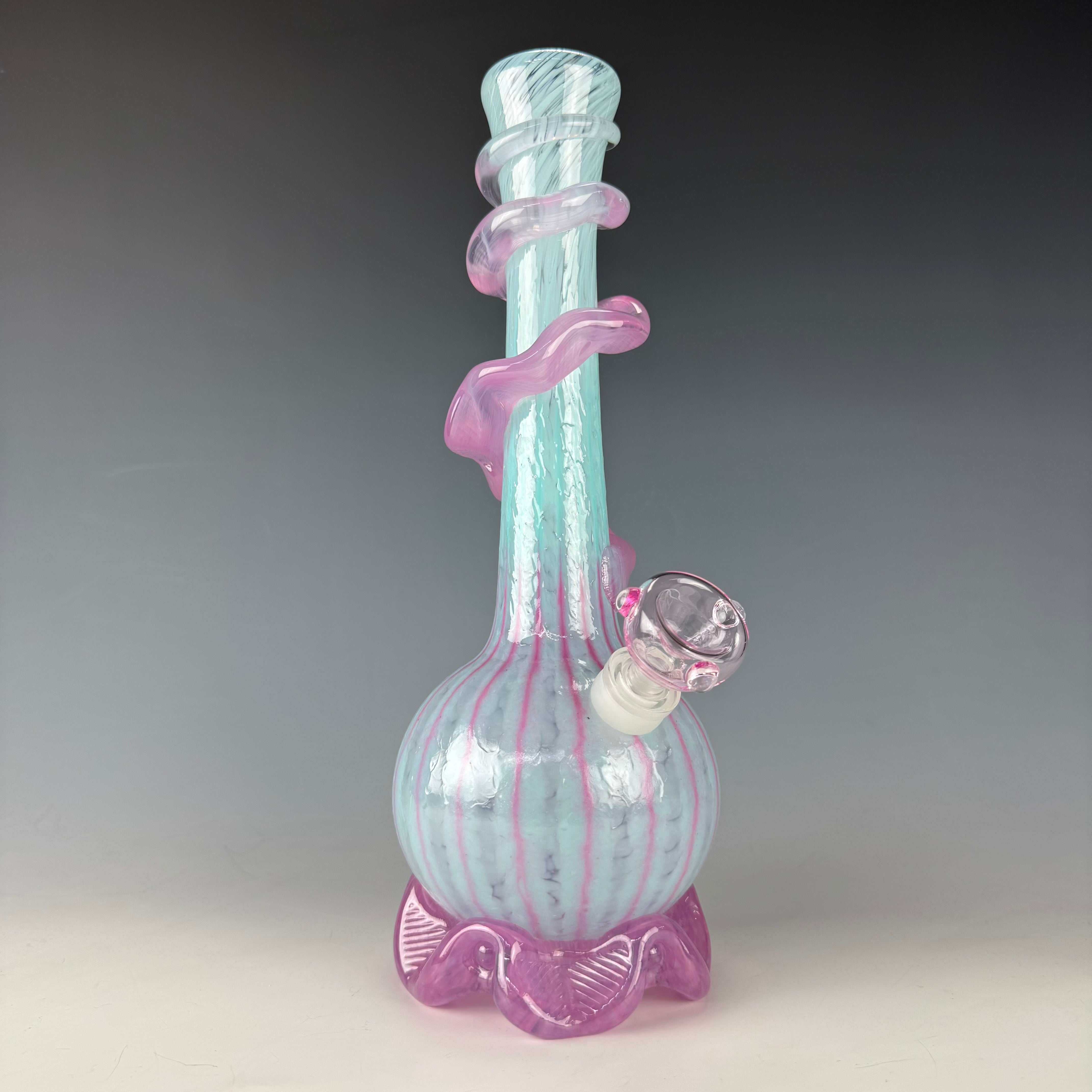 Waterpipe W/ Wrap by Noble Glass