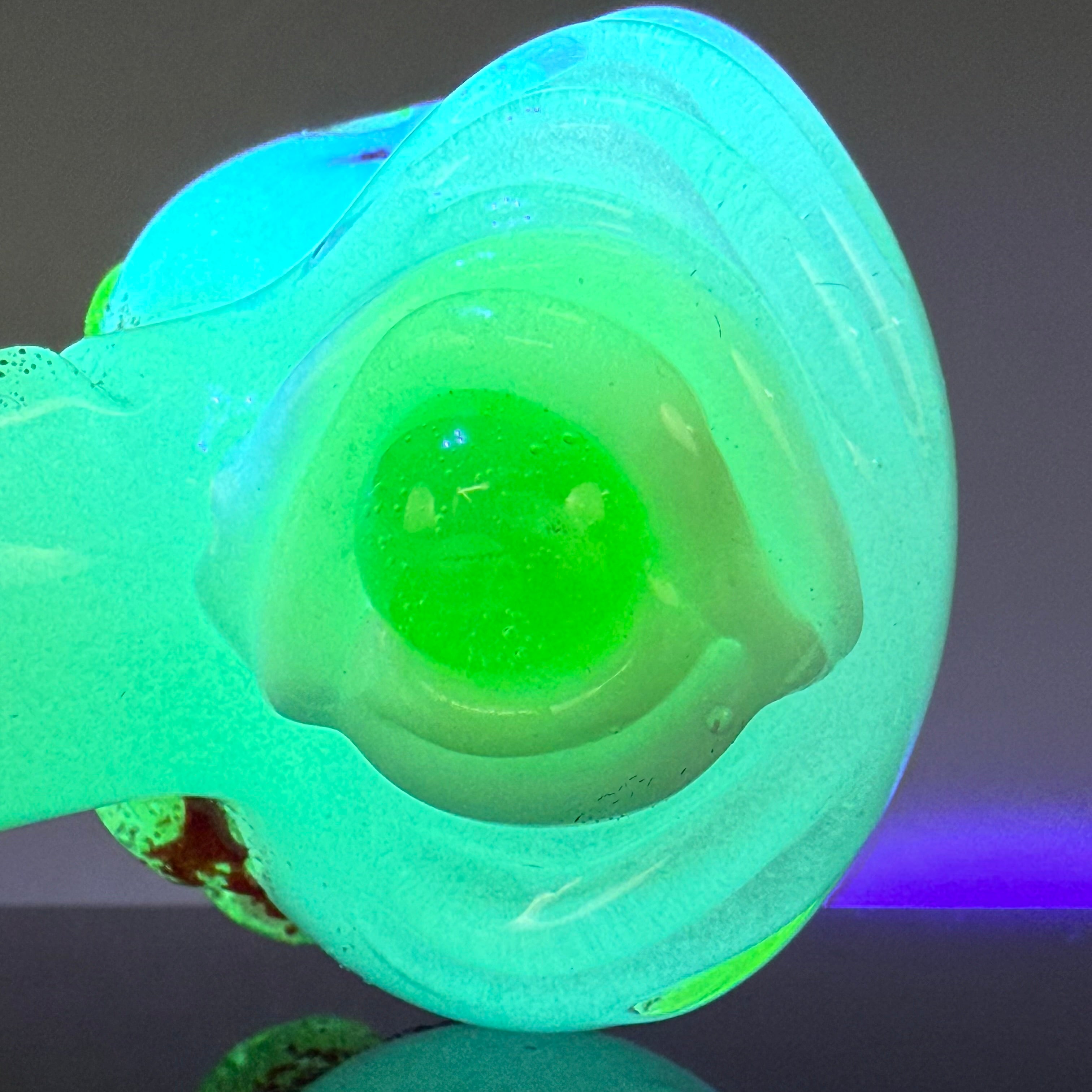 UV Reactive/Glow in the Dark Heady Sectional Spoon by Outland Glass