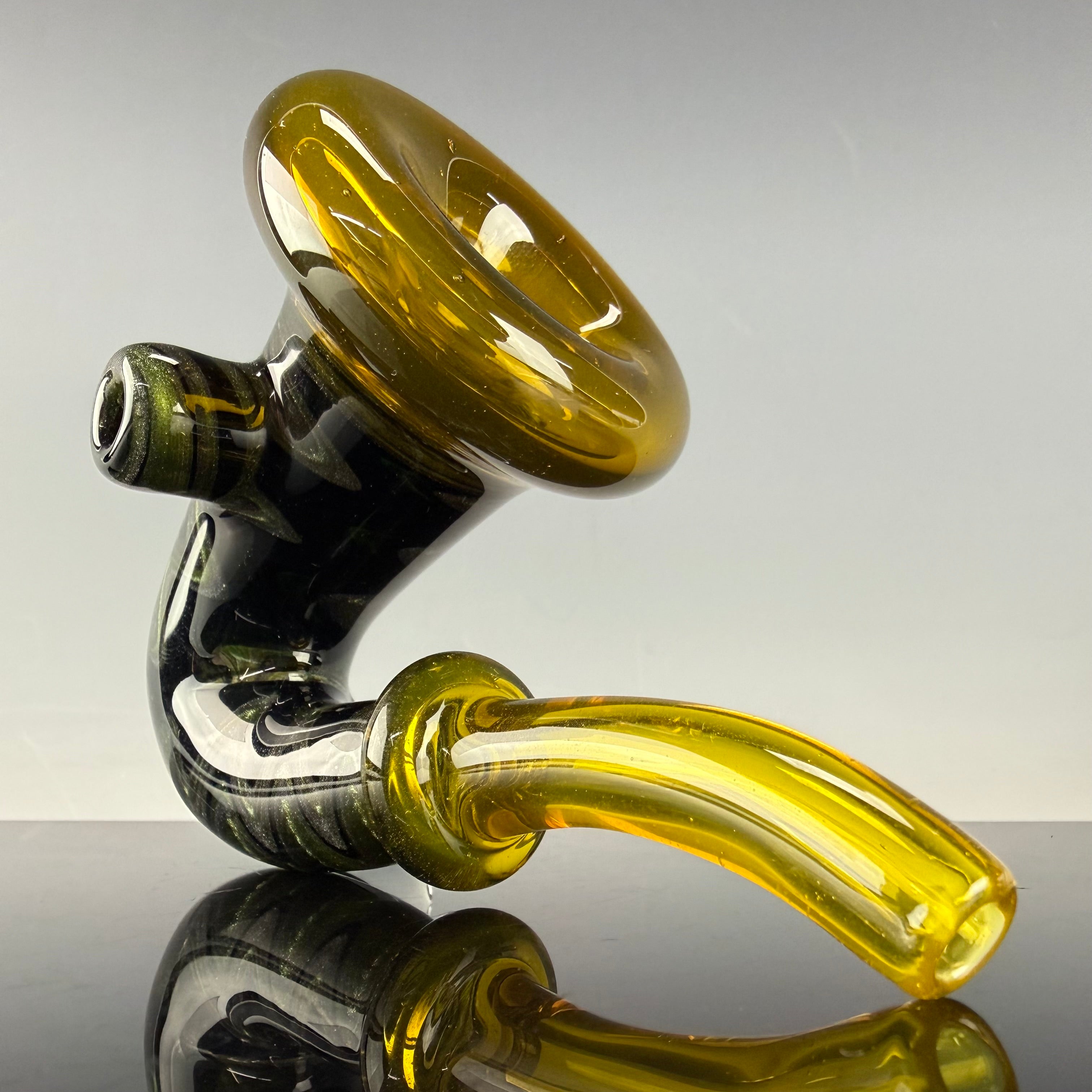 UV Reactive Wig Wag Sherlock by Slob Glass