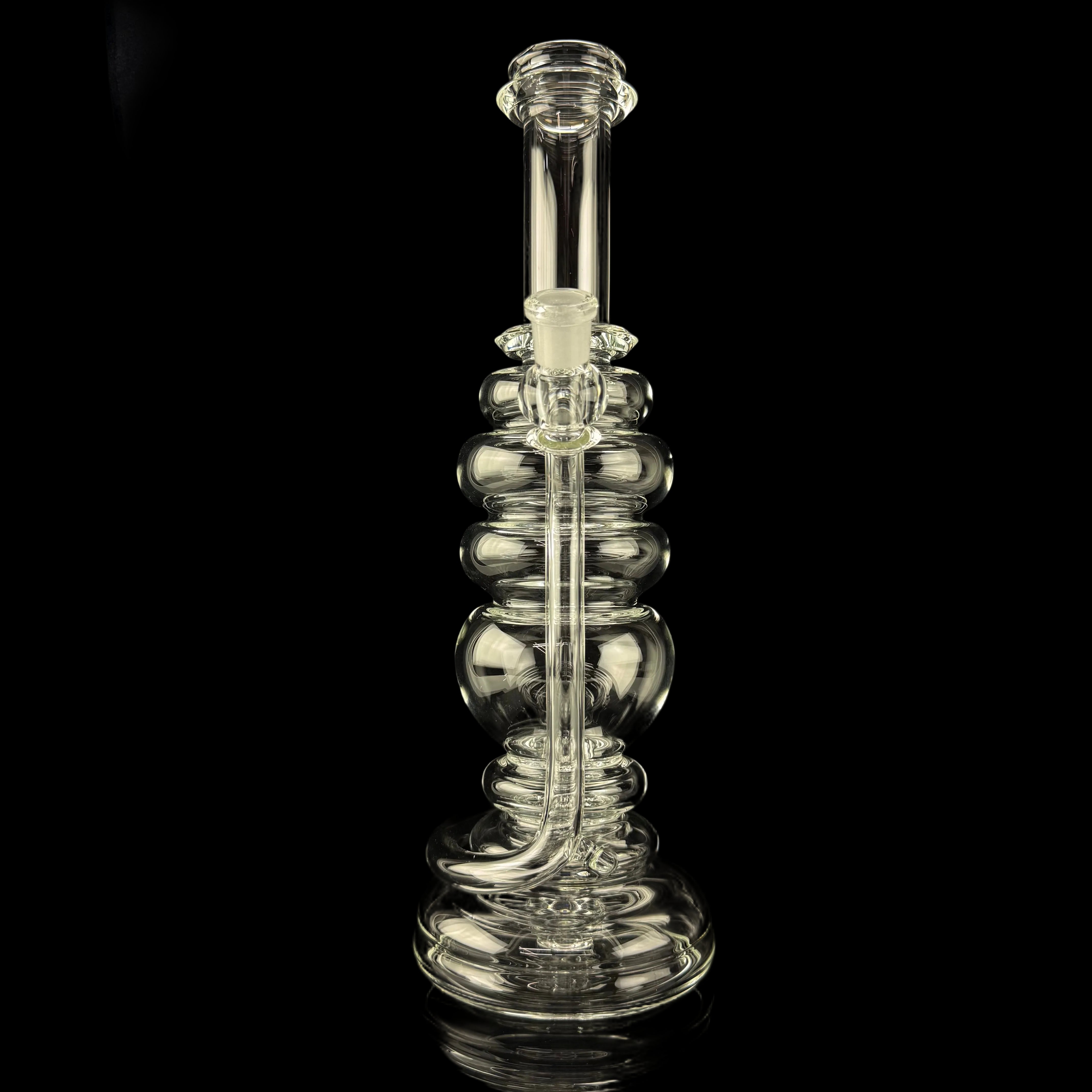 Medium "Flowerpot" Waterpipe W/ Slide by Mike Philpot