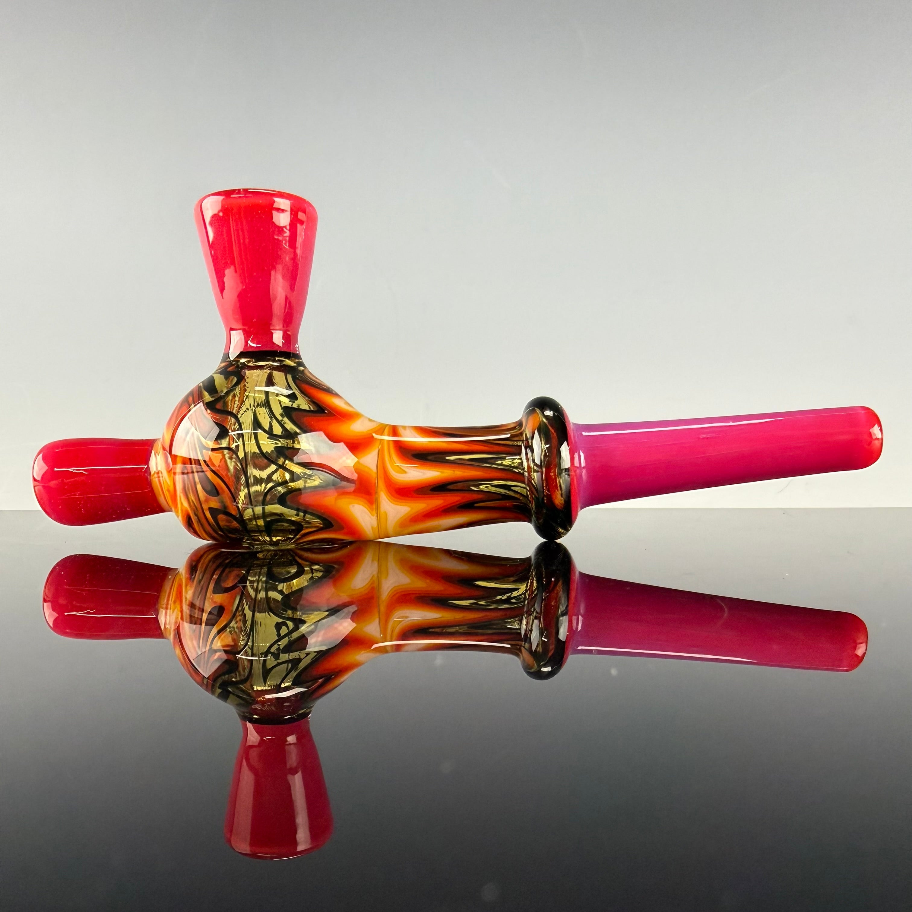 Wig Wag Peace Pipe by Slob Glass