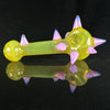 "PIneapple & Pink Slyme" Spiked Handpipe by Carsten Carlile