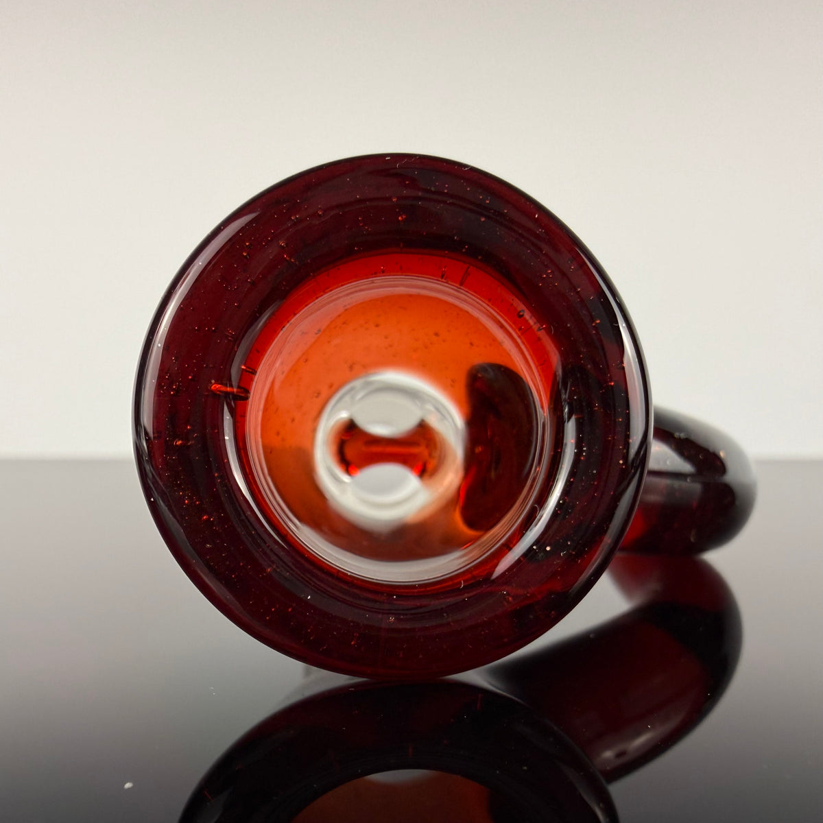 "Ruby Slippers" Double Bubbler by OJ Flame
