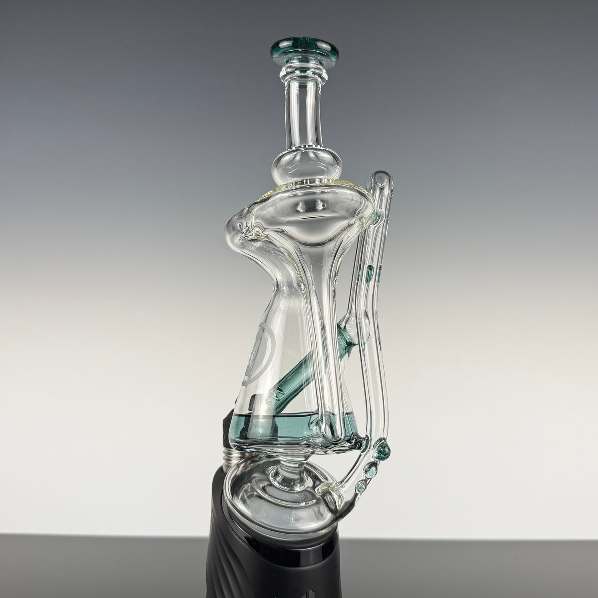 "Ultramarine" Recycler Puffco Top by OJ Flame