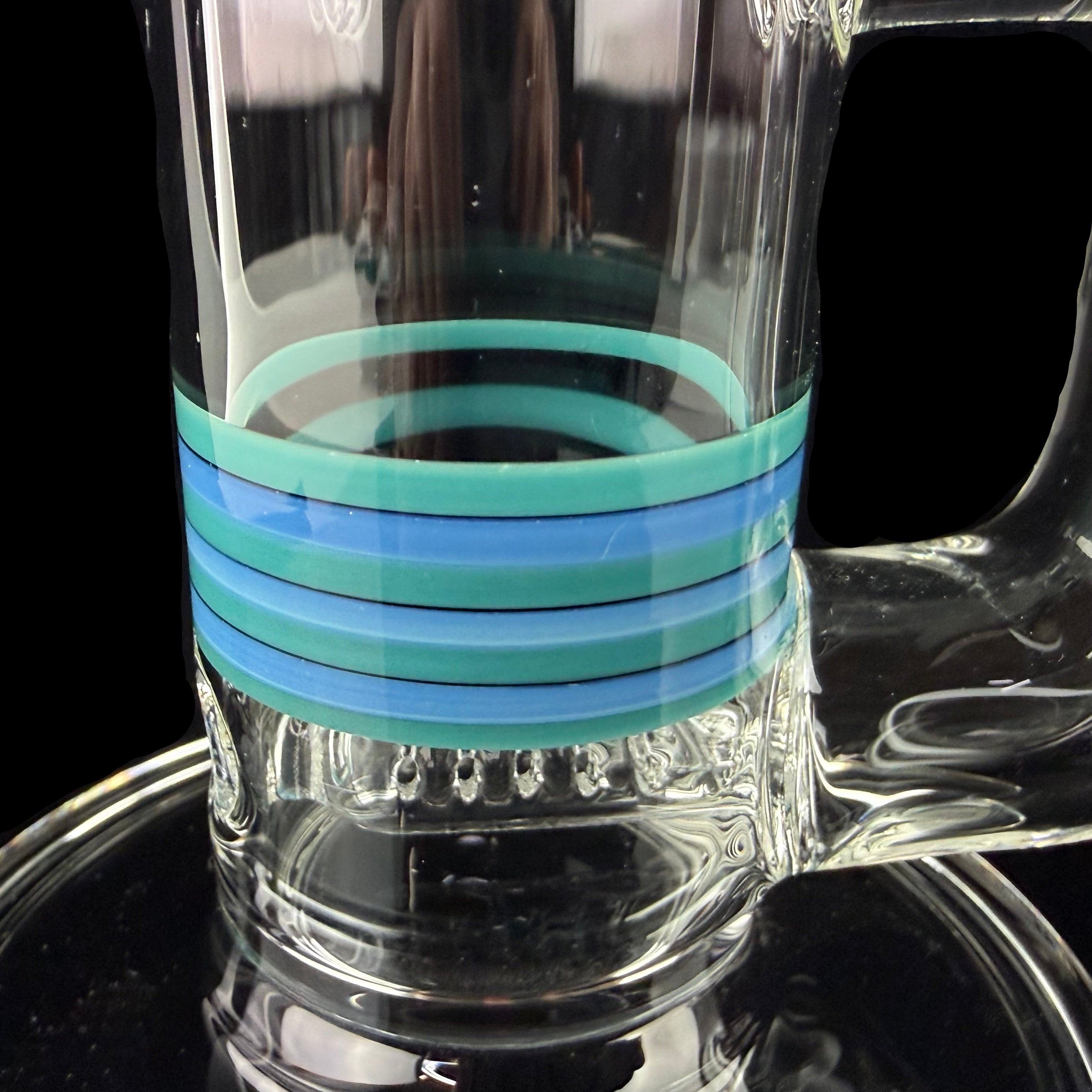 *NEW* Multicolor Encalmo Shorty 4 Pawn Stemline 16mm 6 Cut UpGrid by Sovereignty Glass