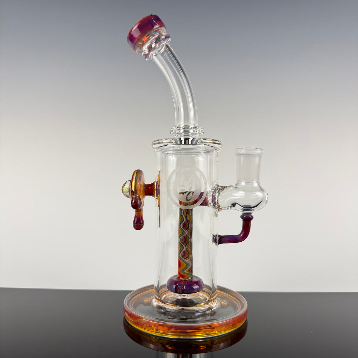 "Amber Purple" Wig Wag Showerhead Rig by OJ Flame