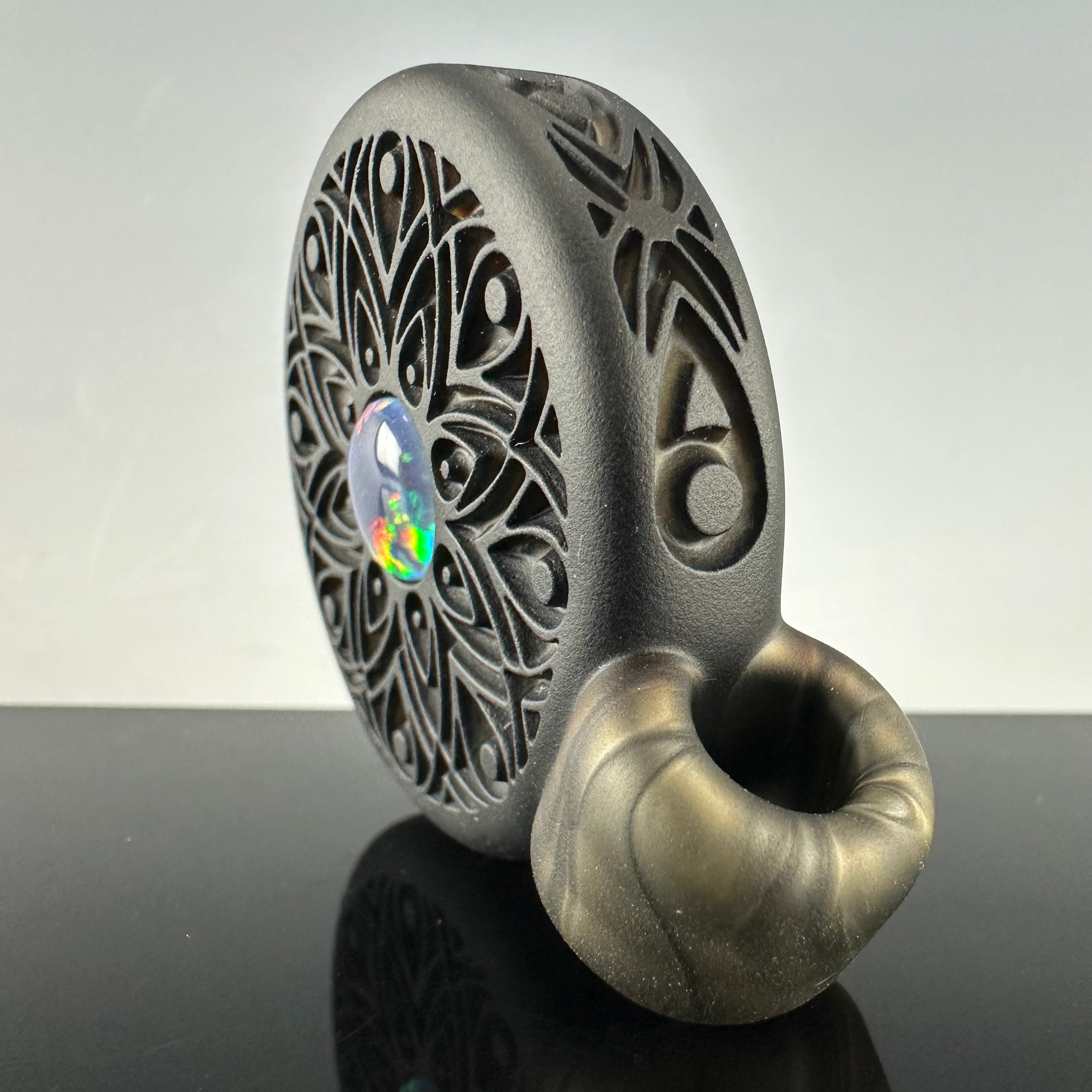 "Mandala" Pendant by GlassMaze