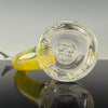 Partial Accent "Tap Root" 18mm Slide by Sovereignty Glass