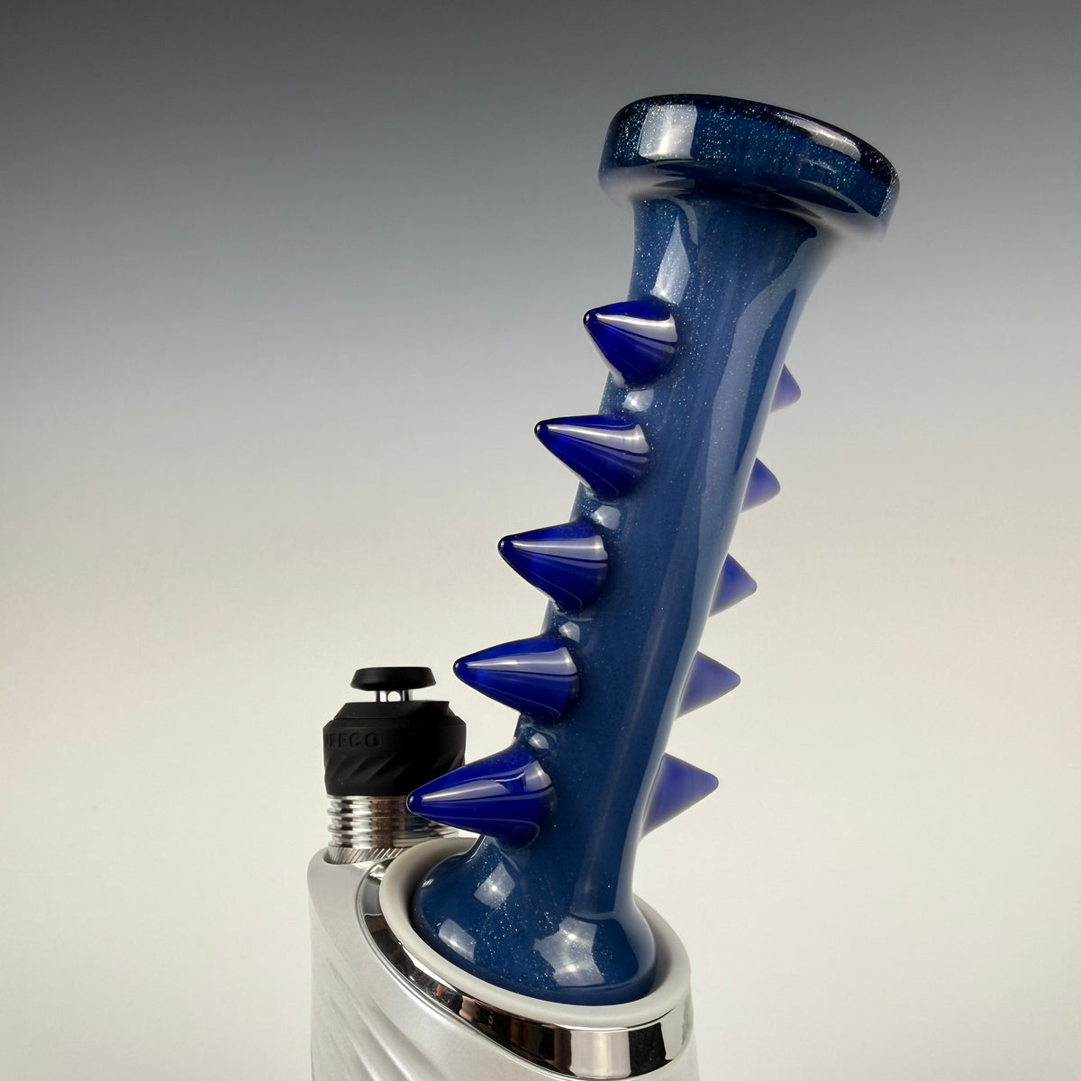 "Blue Stardust over Lavender" Spiked Puffco Dry Top by Carsten Carlile