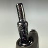 "Crushed Opal over Jet Black" Dry Puffco Attachment by N3rd Glass