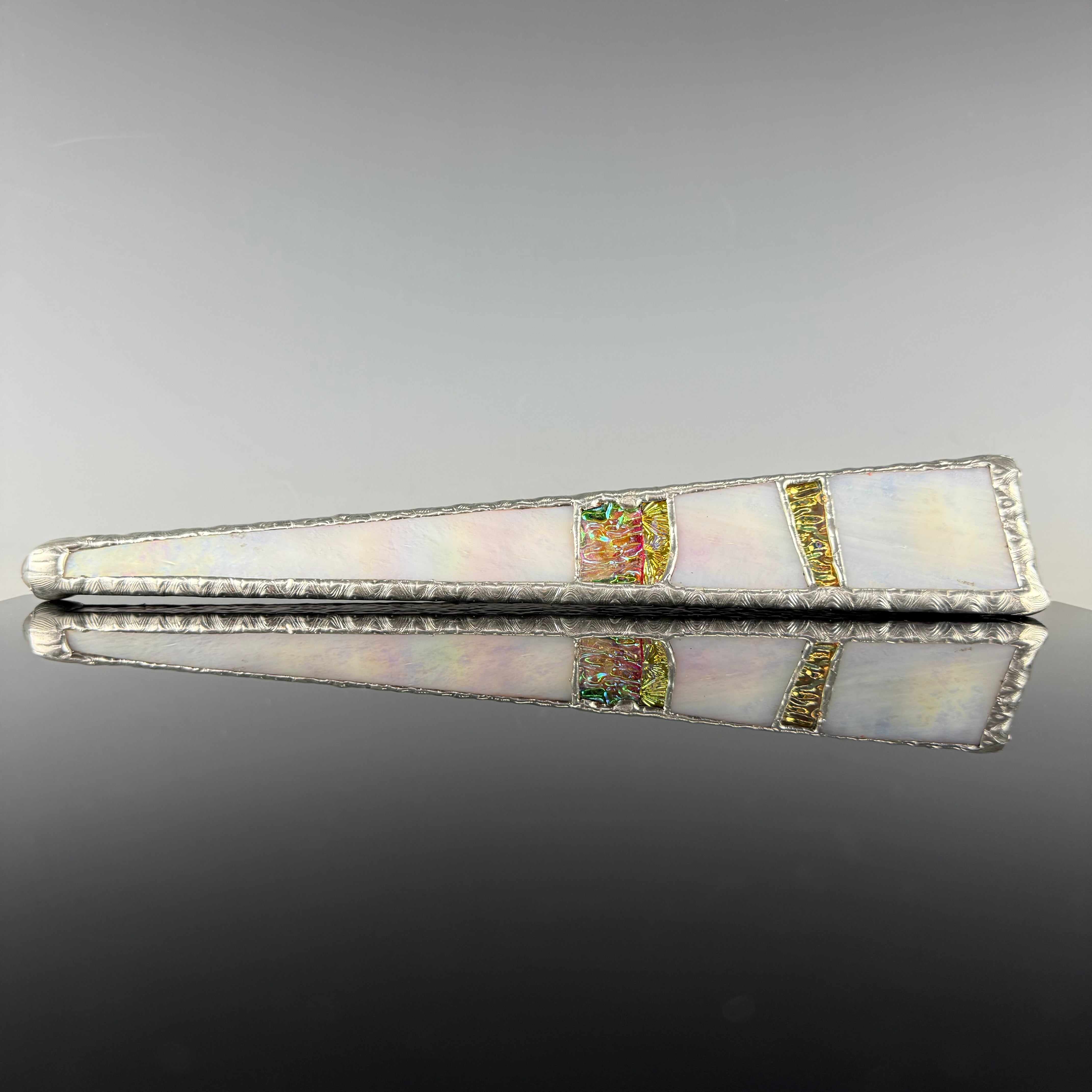 12" "Nova Slim" W/ Dichroic Inlays #1 Kaleidoscope by David L. Sugich