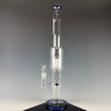"Blue & Gray Sparkle" 7/13 Waterpipe by Toro Glass